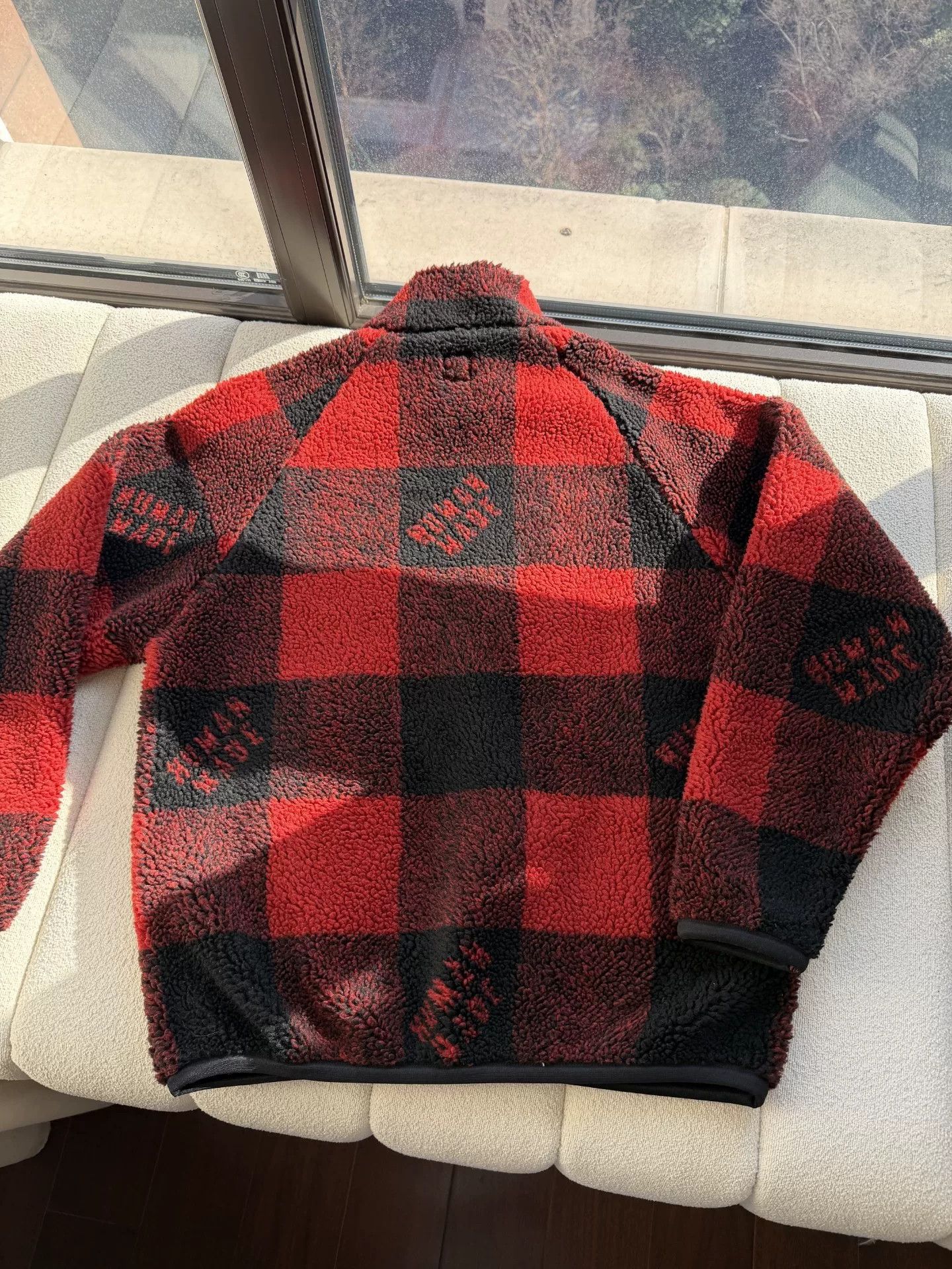 Human Made Human Made FW22 Polar Bear Plaid Fleece Jacket Size US S / EU 44-46 / 1 - 2 Thumbnail