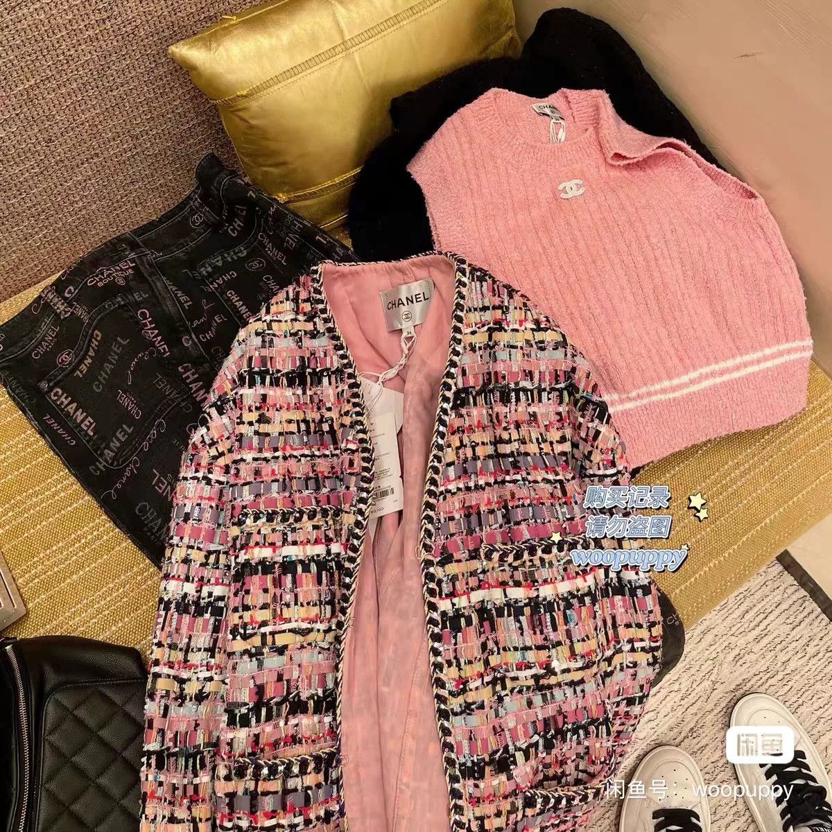 Chanel Chanel 2022 Spring/Summer Pink Tweed Jacket Size XS / US 0-2 / IT 36-38 - 4 Thumbnail