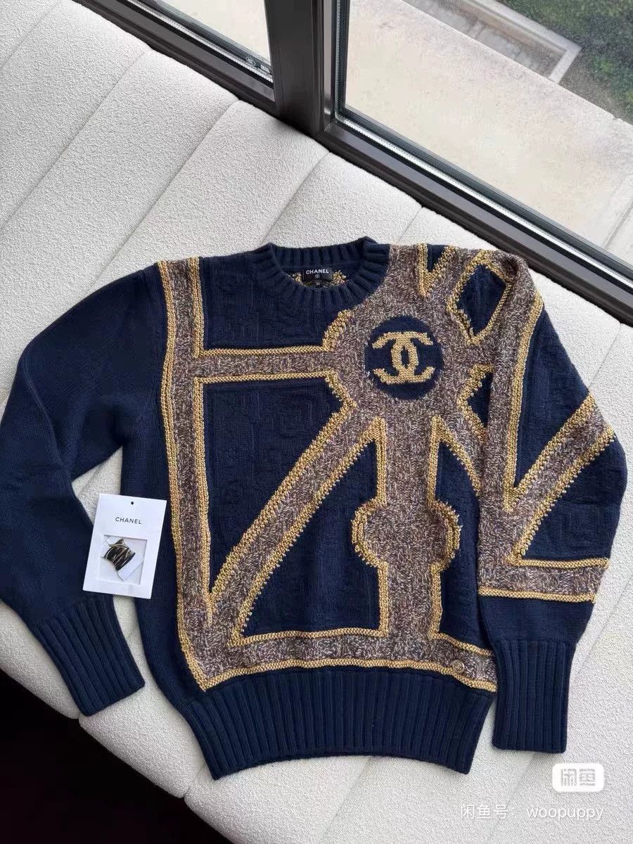 Chanel Chanel 21 Early Autumn Double C Cashmere Sweater Size XS / US 0-2 / IT 36-38 - 3 Thumbnail