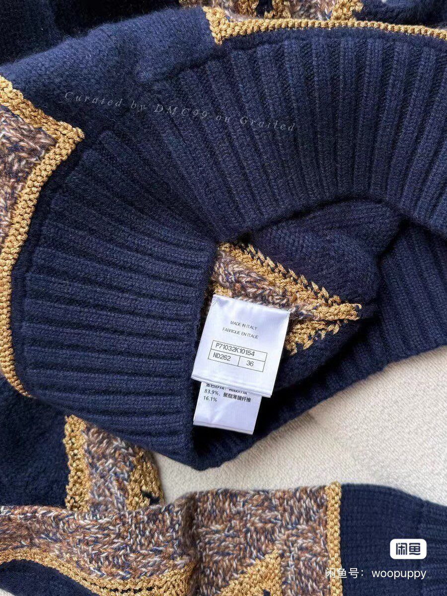 Chanel Chanel 21 Early Autumn Double C Cashmere Sweater Size XS / US 0-2 / IT 36-38 - 5 Thumbnail