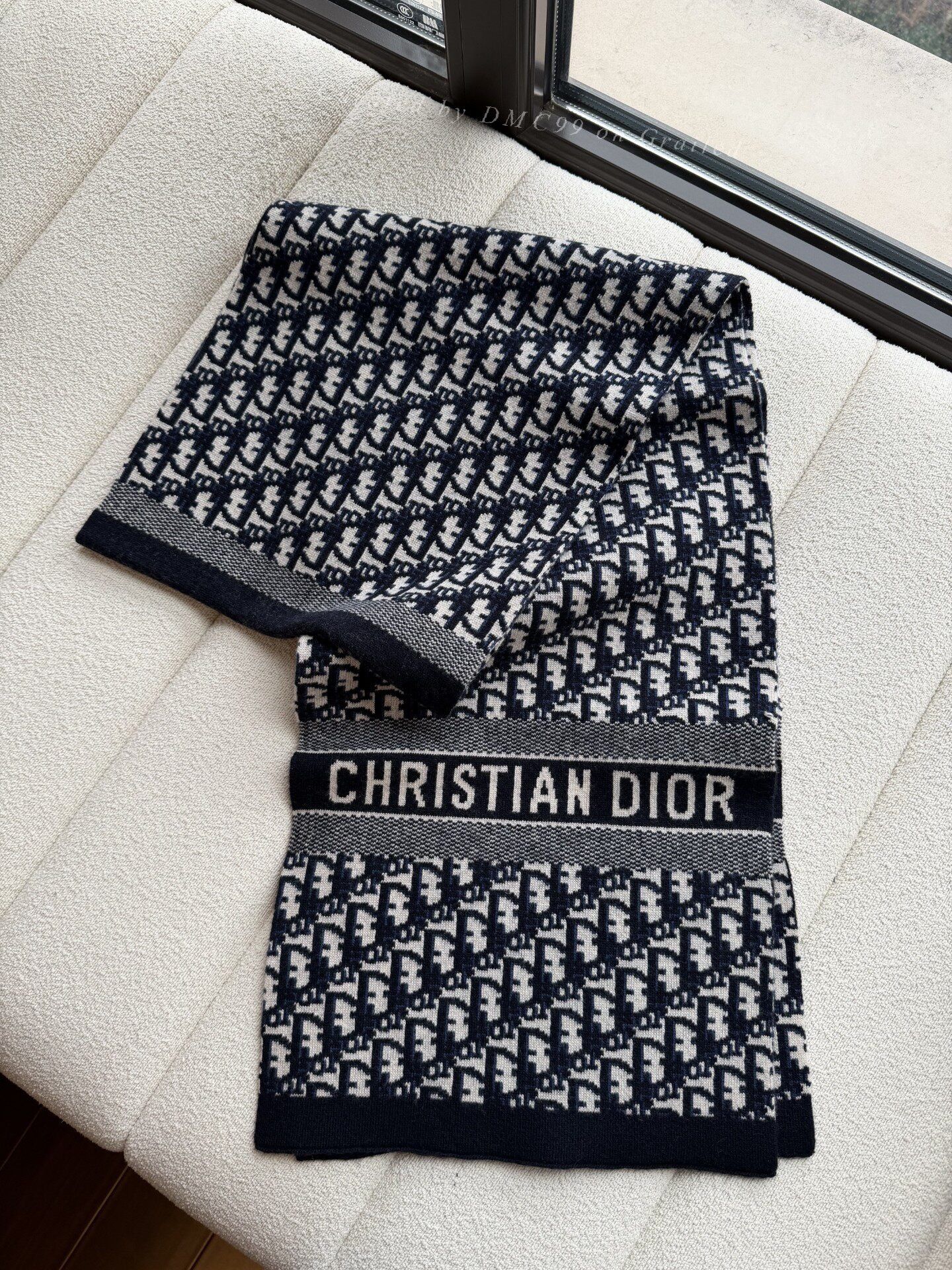Dior Dior Alps Wool Cashmere Scarf Size ONE SIZE - 5 Thumbnail