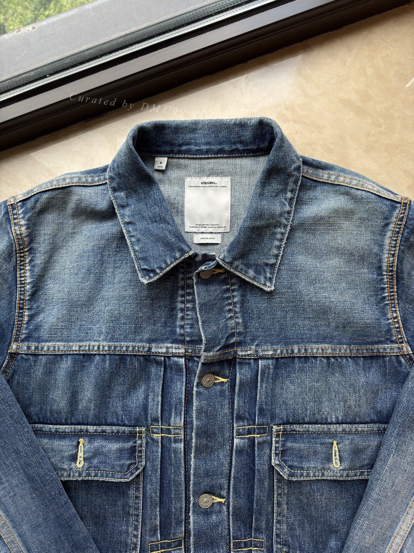 Visvim Visvim DMGD-1001 Washed Denim Jacket Size US XXL / EU 58 / 5 - 4 Thumbnail