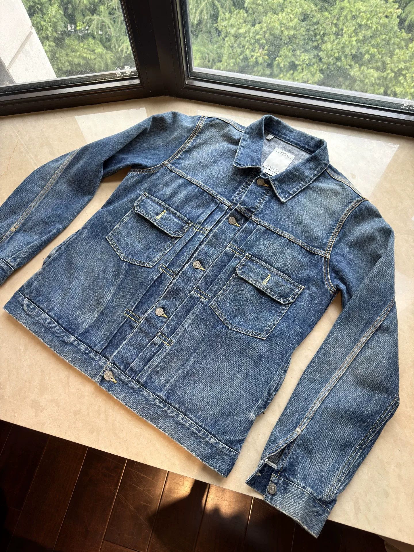 Visvim Visvim DMGD-1001 Washed Denim Jacket Size US XXL / EU 58 / 5 - 3 Thumbnail