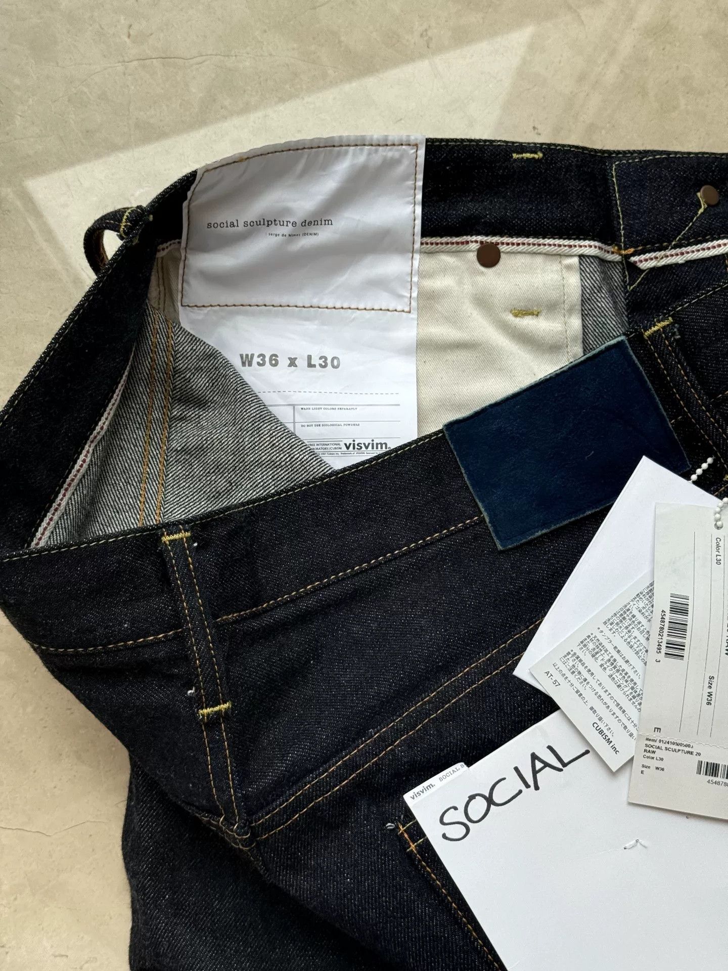 Visvim VISVIM SOCIAL SCULPTURE Denim 20RW Jeans Size US 36 / EU 52 - 7 Thumbnail