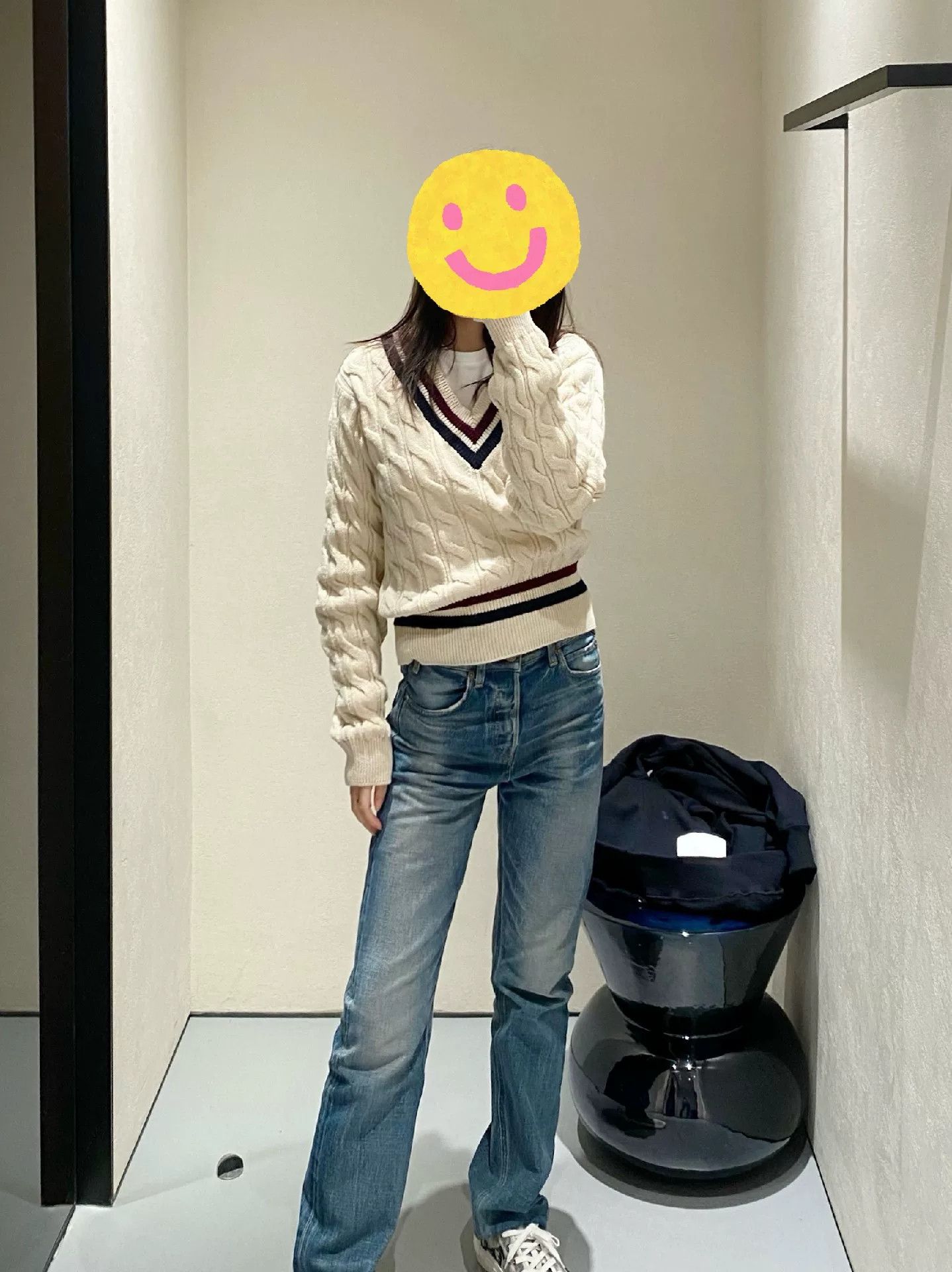 Celine Celine Lisa V-Neck Knit Sweater Size S / US 4 / IT 40 - 8 Thumbnail