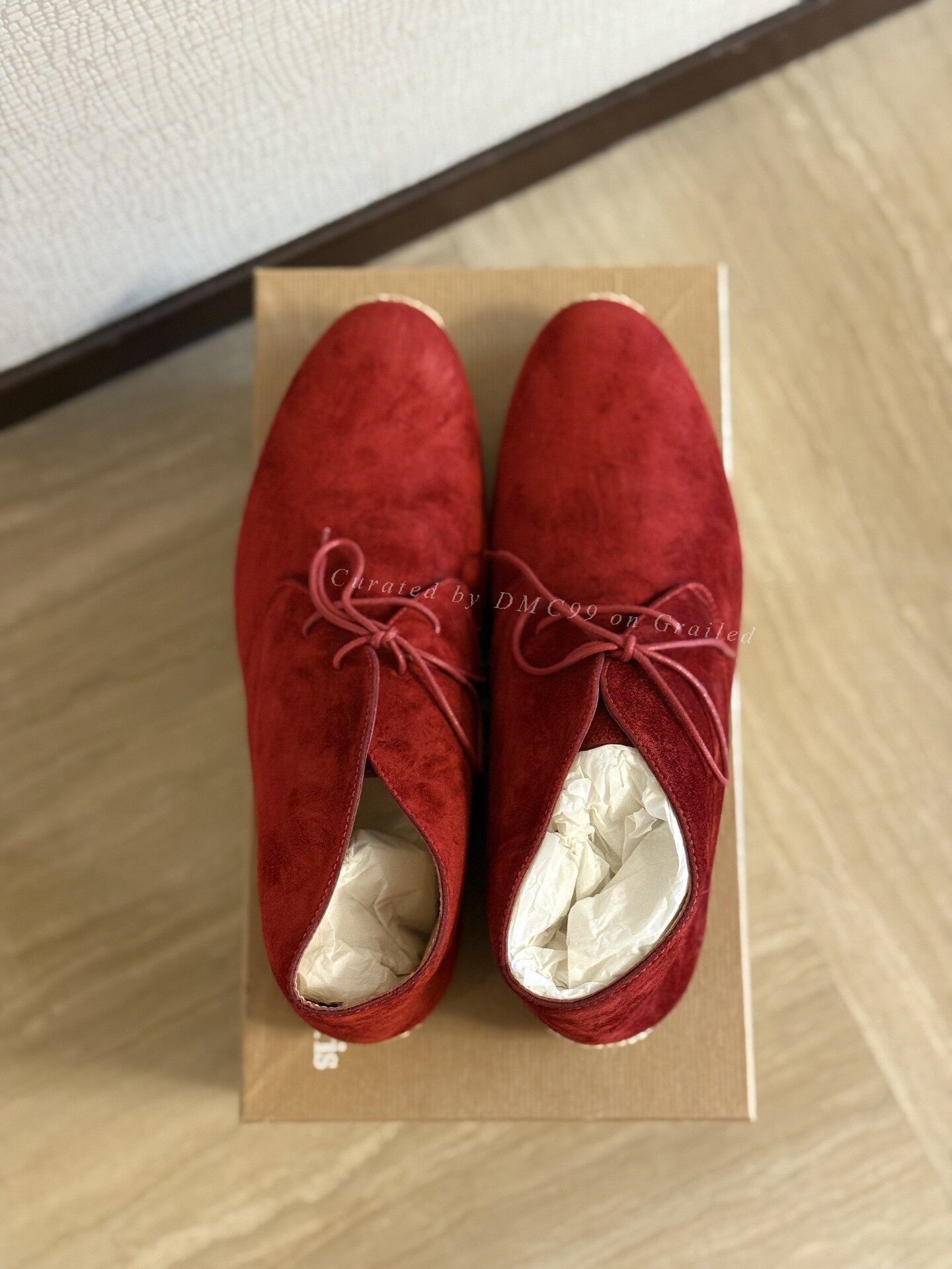 Christian Louboutin Christian Louboutin Red Velvet High-Top Woven Shoes Size US 9 / EU 42 - 3 Thumbnail