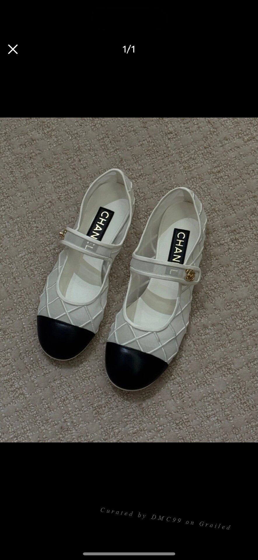 Chanel Chanel Coco Beach White Flat Mary Janes Size US 6 / IT 36 - 4 Thumbnail
