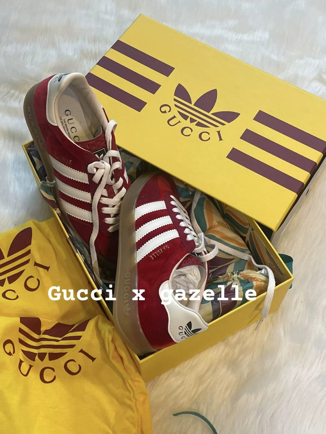 Gucci Gucci x Adidas Originals Gazelle Sneakers Size US 7 / IT 37 - 8 Thumbnail