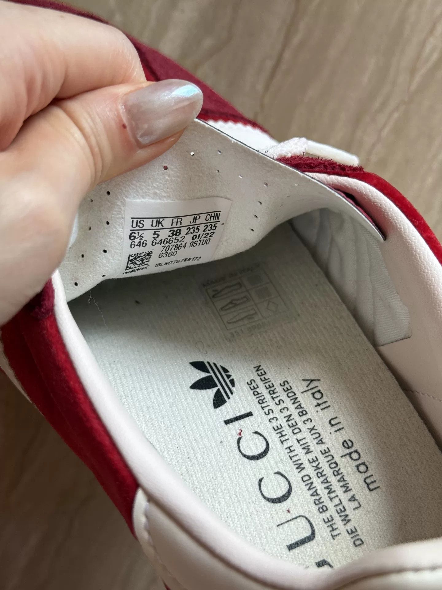 Gucci Gucci x Adidas Originals Gazelle Sneakers Size US 7 / IT 37 - 6 Thumbnail