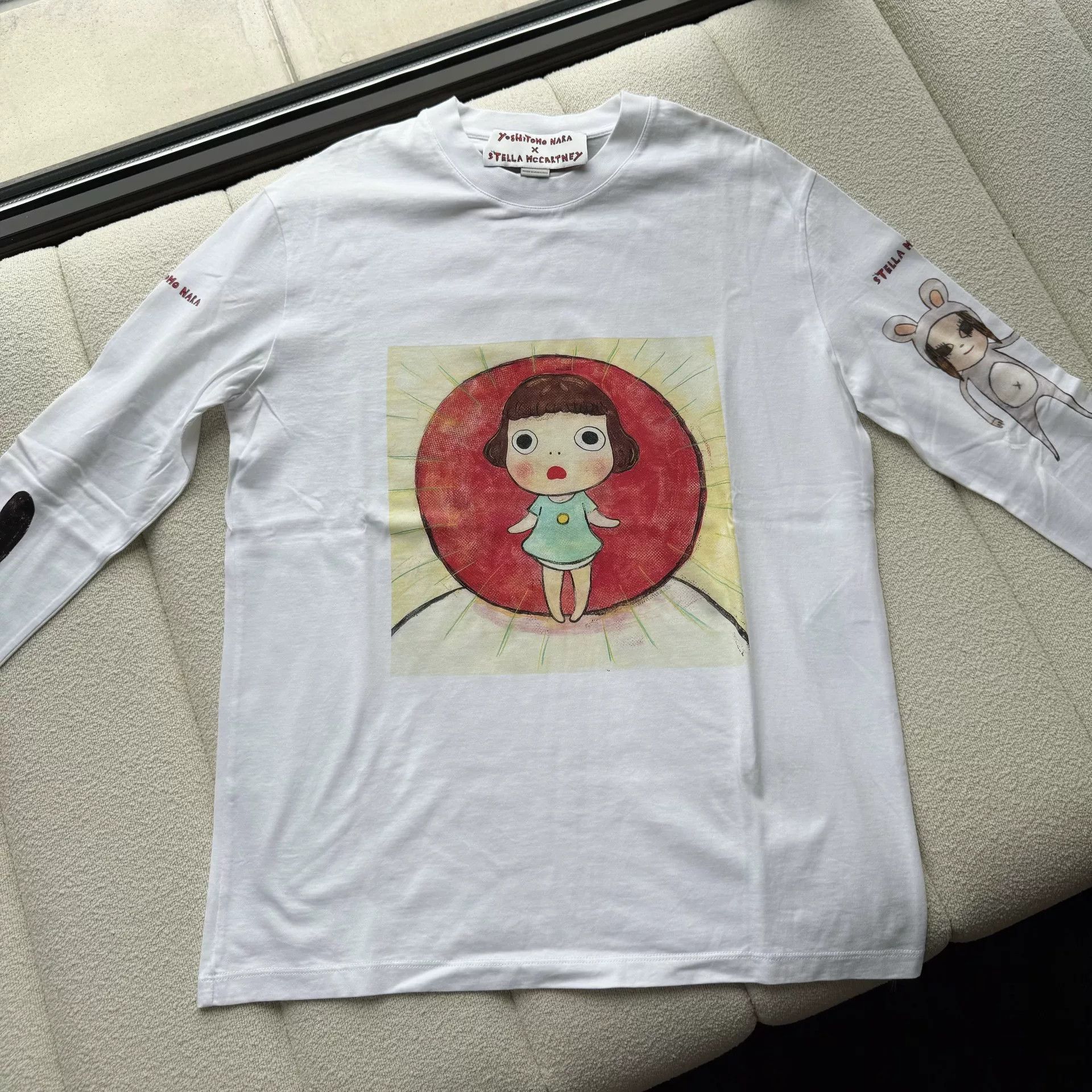 Stella McCartney Stella McCartney x Nara Yoshitomo Long Sleeve T-Shirt Size XXS / US 00 / IT 34 - 4 Thumbnail