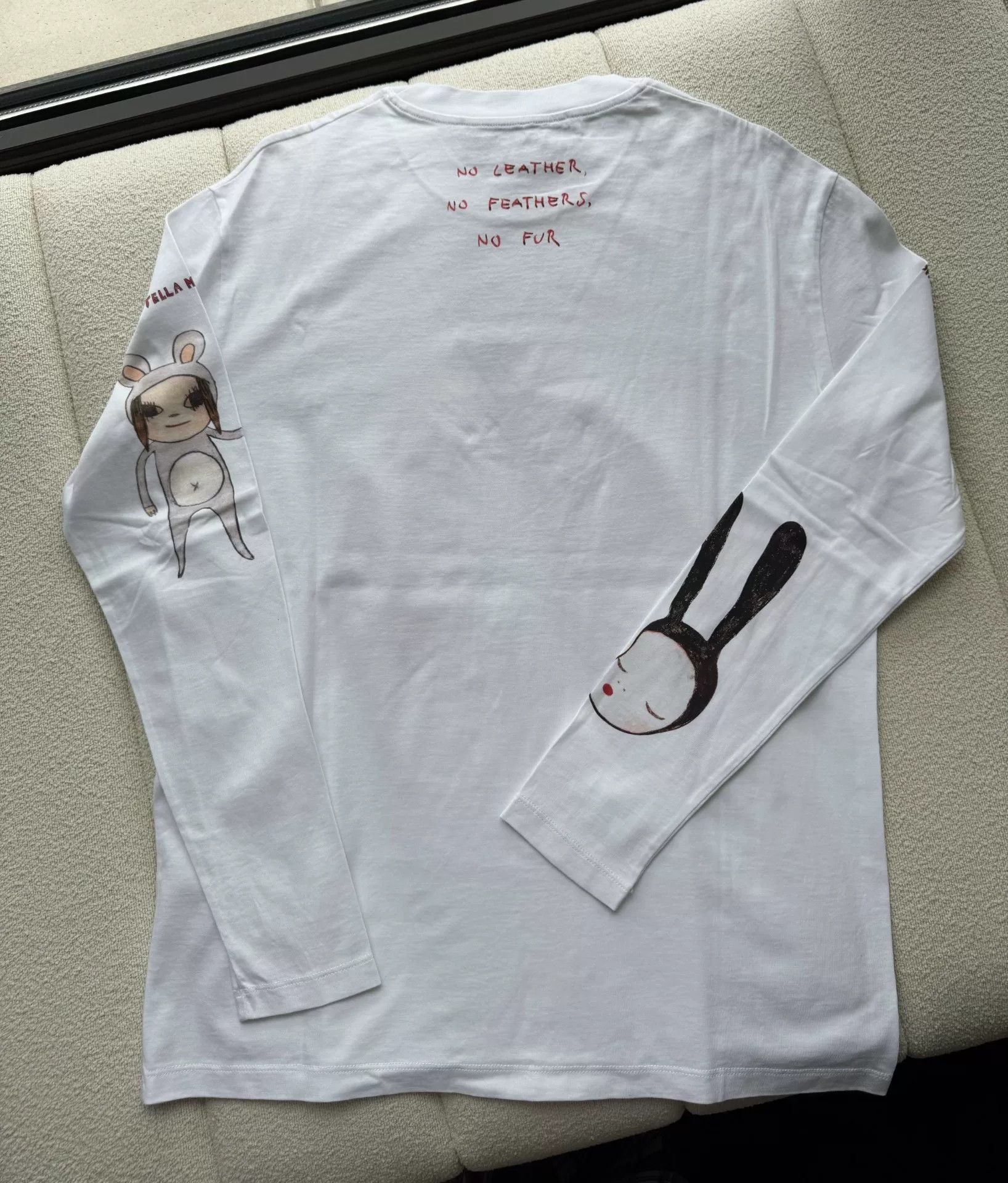 Stella McCartney Stella McCartney x Nara Yoshitomo Long Sleeve T-Shirt Size XXS / US 00 / IT 34 - 3 Thumbnail