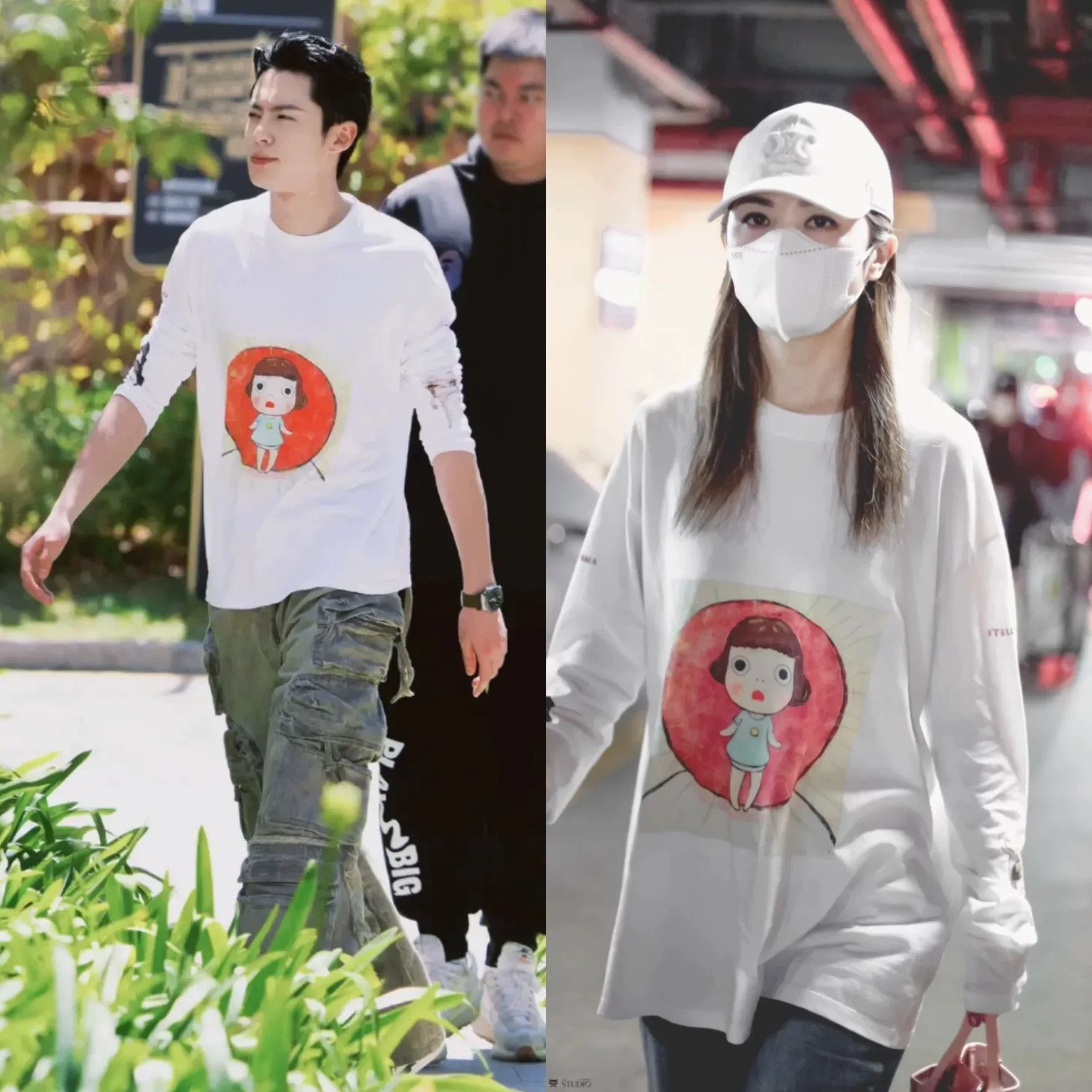 Stella McCartney Stella McCartney x Nara Yoshitomo Long Sleeve T-Shirt Size XXS / US 00 / IT 34 - 9 Thumbnail