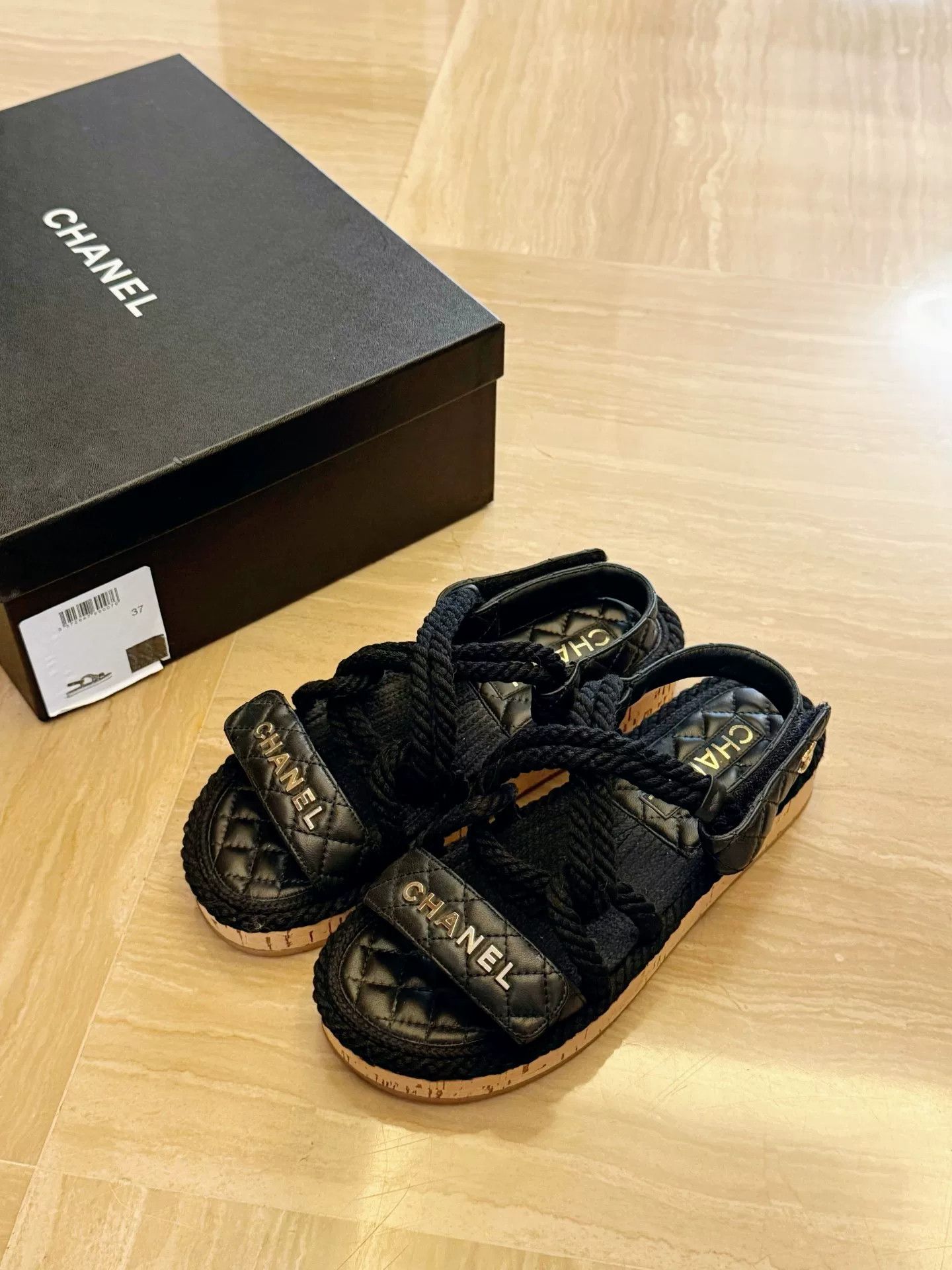 Chanel Chanel Women's Rope-Woven Sandals Size US 6 / IT 36 - 2 Thumbnail