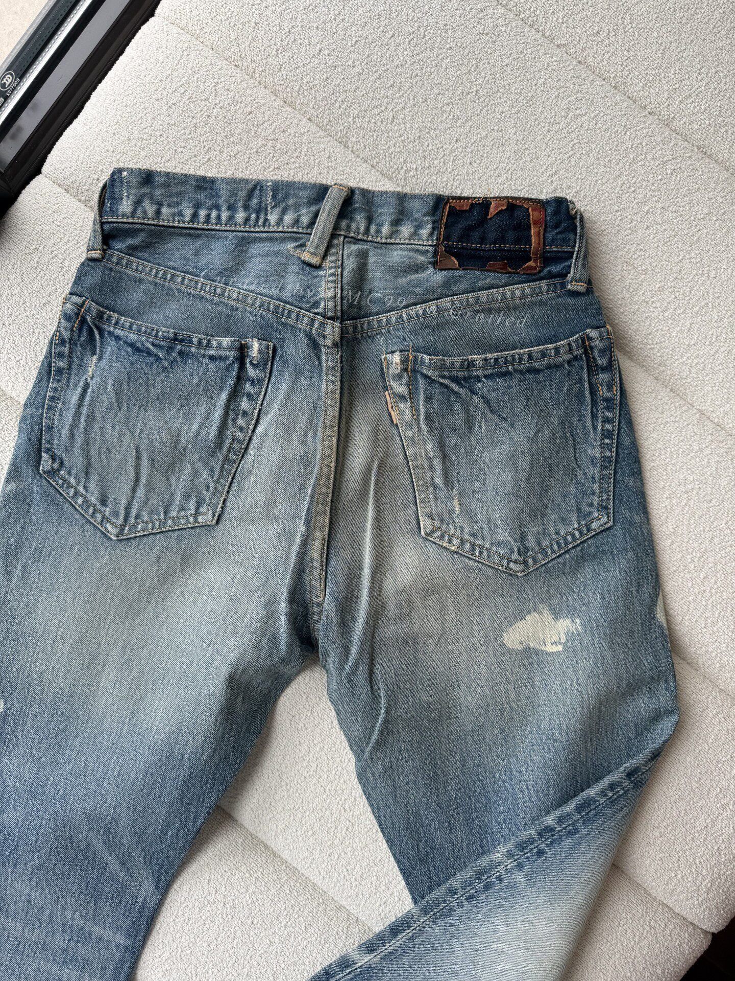 Kapital KAPITAL Women's Blue Denim Flared Pants Size 28" / US 6 / IT 42 - 6 Thumbnail