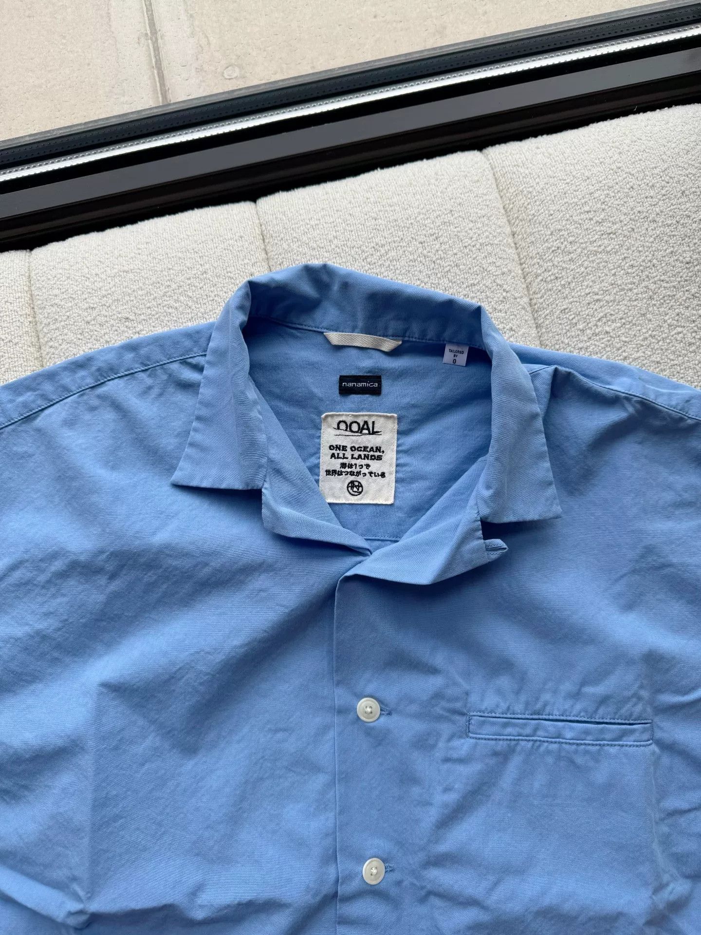 Nanamica Nanamica Open Collar Short-Sleeve Shirt Size XS / US 0-2 / IT 36-38 - 3 Thumbnail