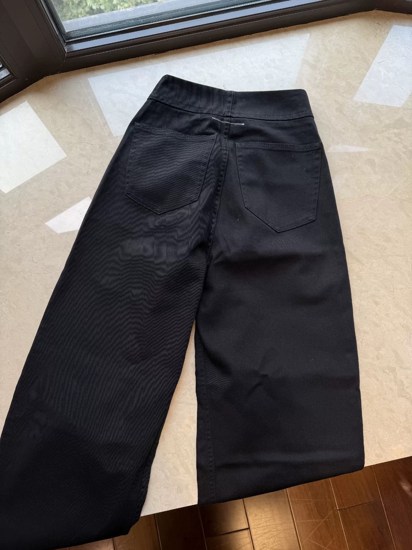 MM6 MM6 Maison Margiela High-Waist Wide-Leg Jeans Size 38" / US 16 / IT 52 - 2 Thumbnail