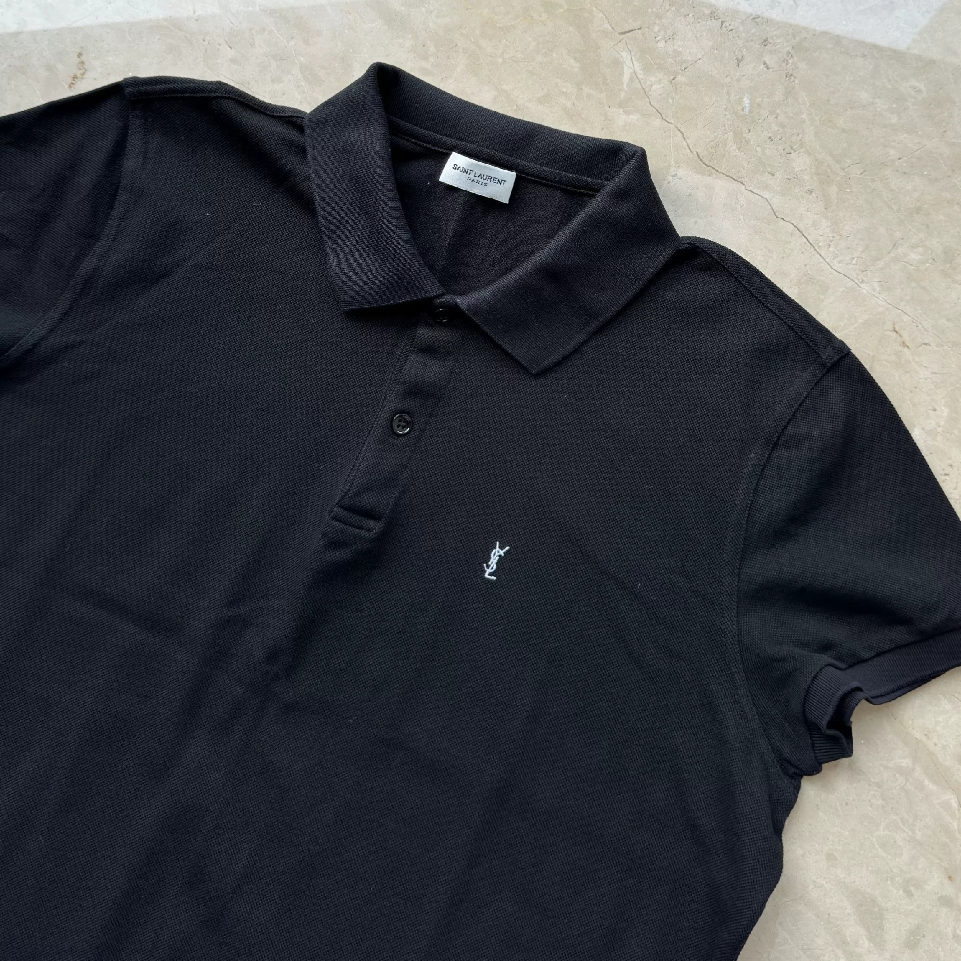 Saint Laurent Paris Saint Laurent Men's Classic Polo Size US L / EU 52-54 / 3 - 4 Thumbnail