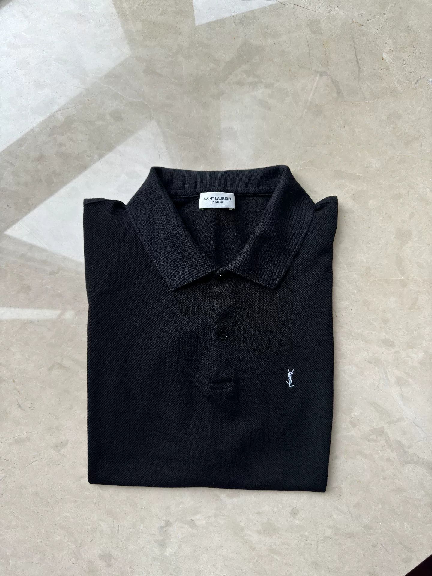 Saint Laurent Paris Saint Laurent Men's Classic Polo Size US L / EU 52-54 / 3 - 5 Thumbnail