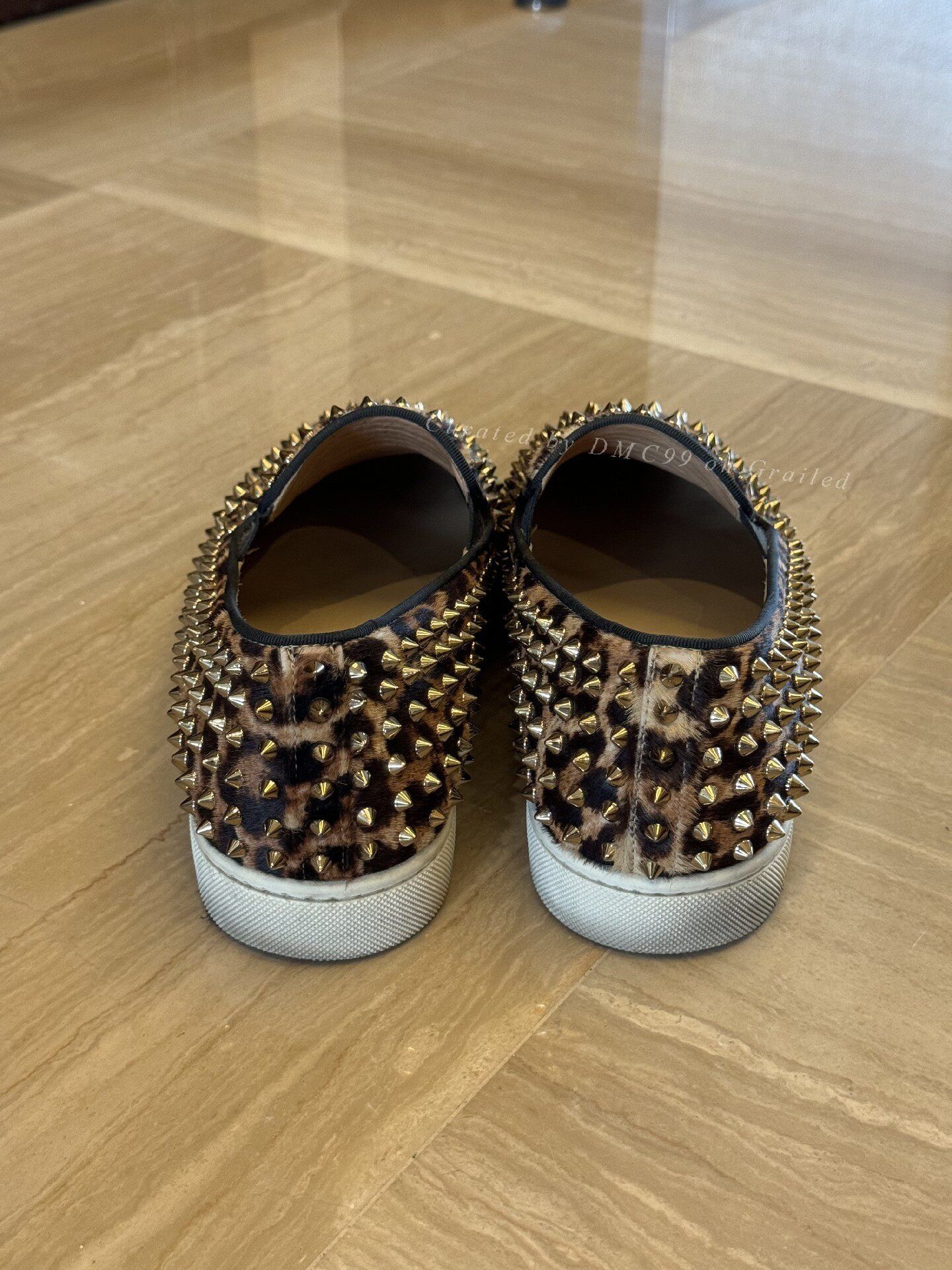 Christian Louboutin Christian Louboutin Studded Leopard Loafers Size US 9 / EU 42 - 8 Thumbnail