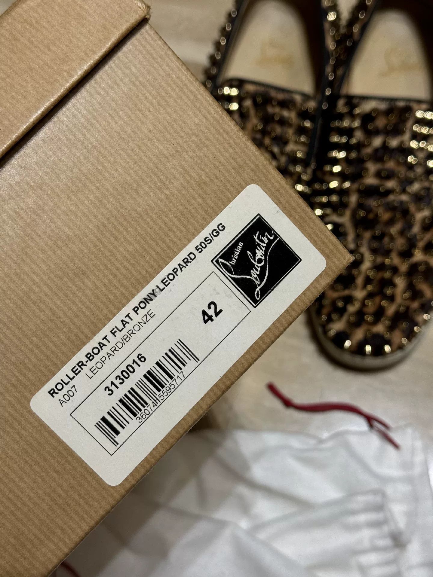Christian Louboutin Christian Louboutin Studded Leopard Loafers Size US 9 / EU 42 - 6 Thumbnail