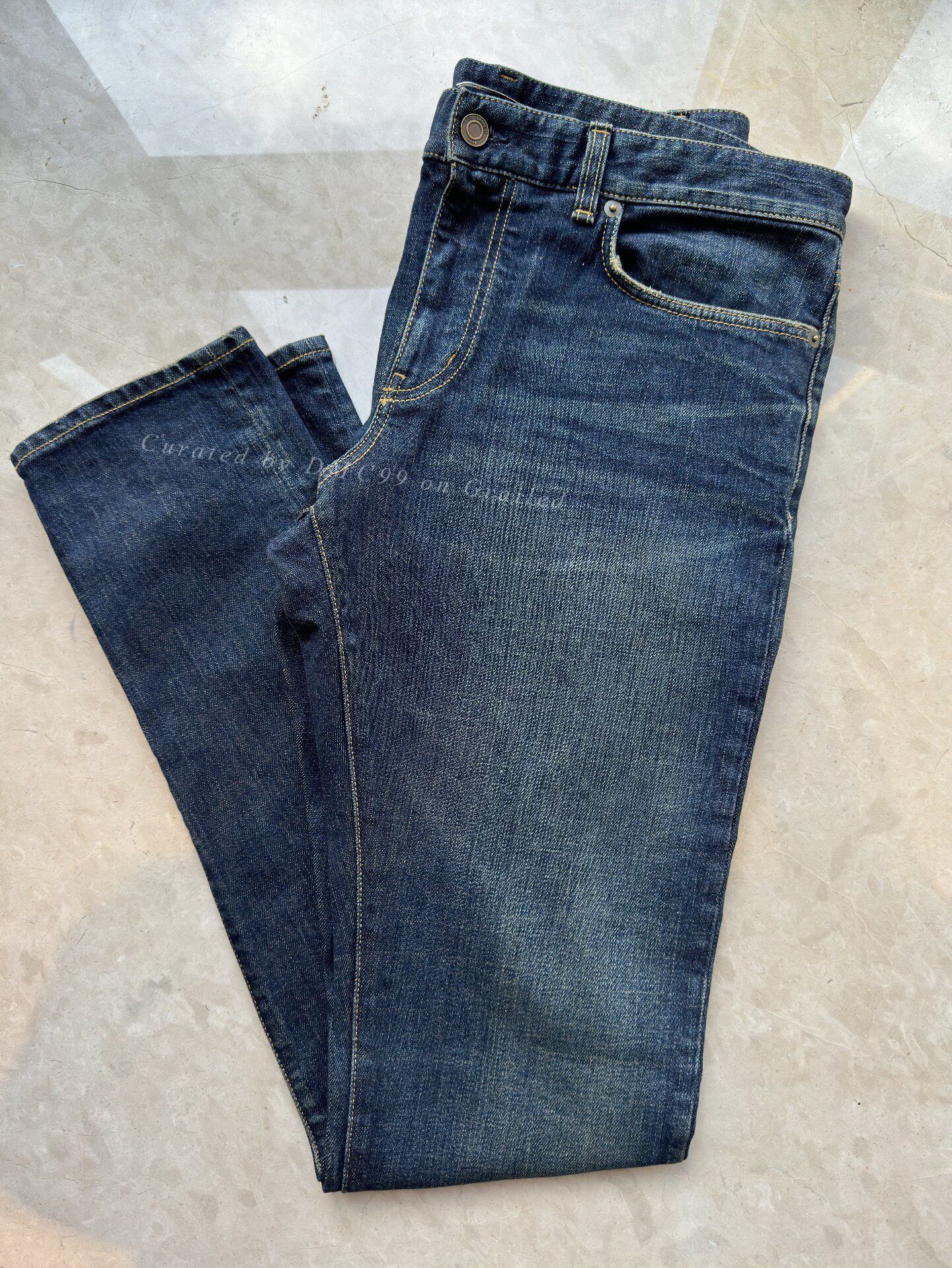 Saint Laurent Paris Saint Laurent Men's Vintage Blue Jeans Size US 33 - 4 Thumbnail