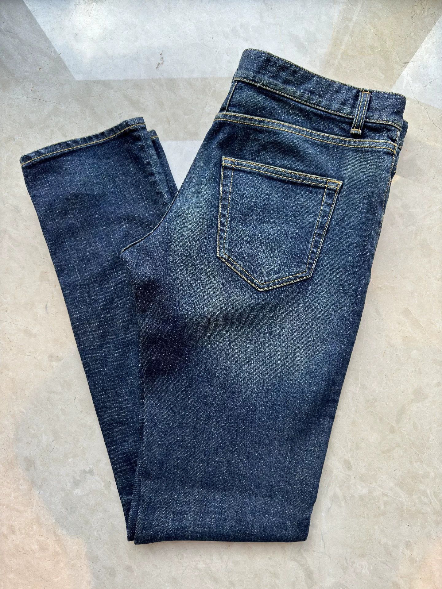Saint Laurent Paris Saint Laurent Men's Vintage Blue Jeans Size US 33 - 5 Thumbnail