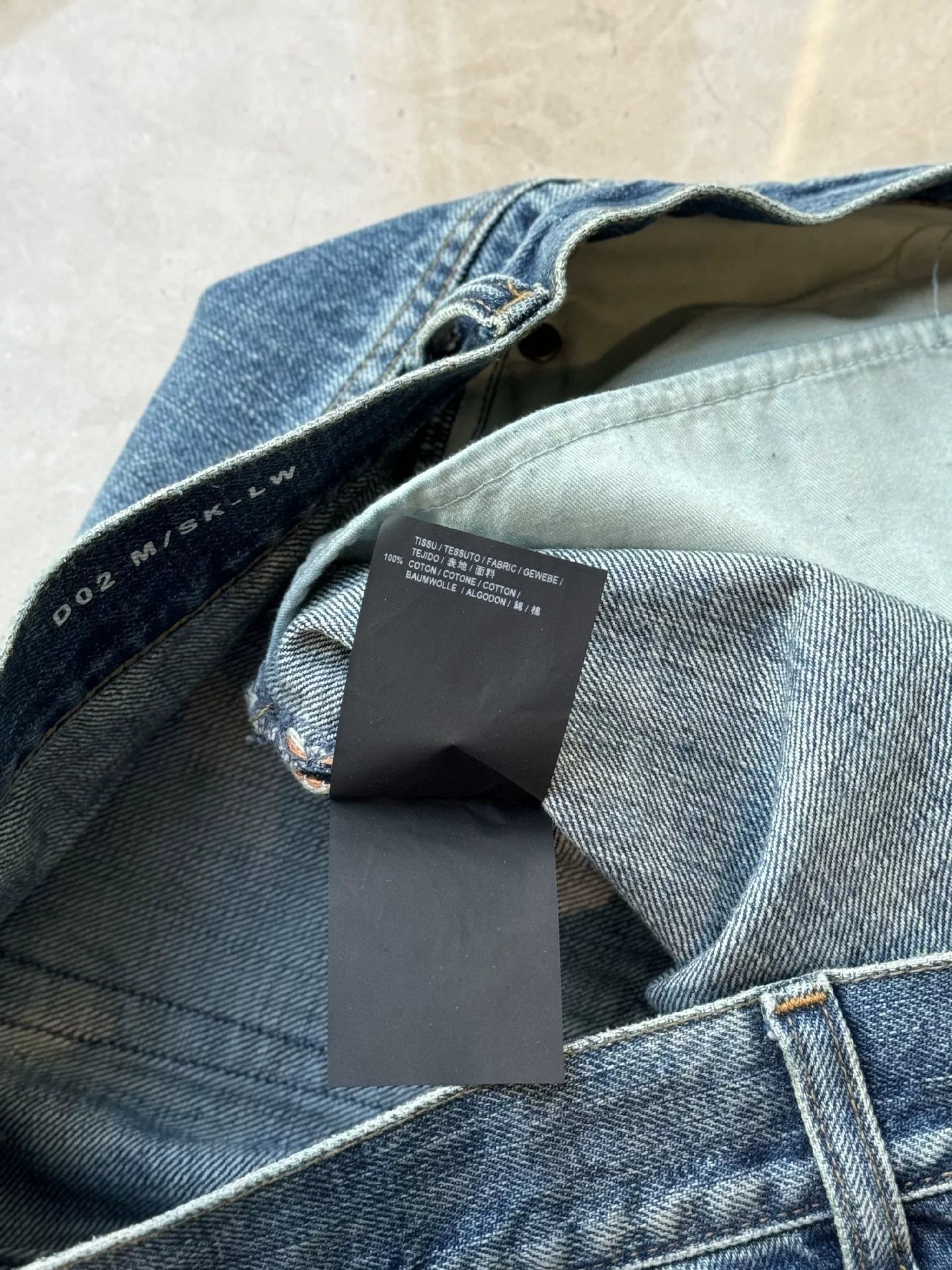 Saint Laurent Paris Saint Laurent Men's Distressed Washed Blue Jeans Size US 34 / EU 50 - 8 Thumbnail