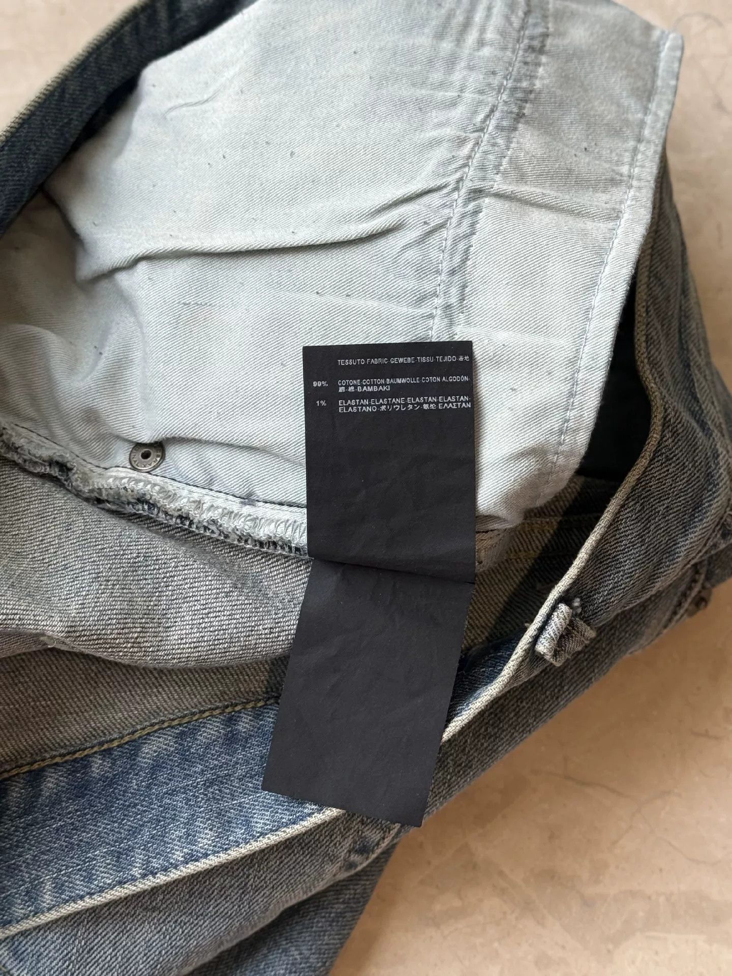 Saint Laurent Paris YSL/SLP Men's Washed Blue Jeans Size US 32 / EU 48 - 8 Thumbnail