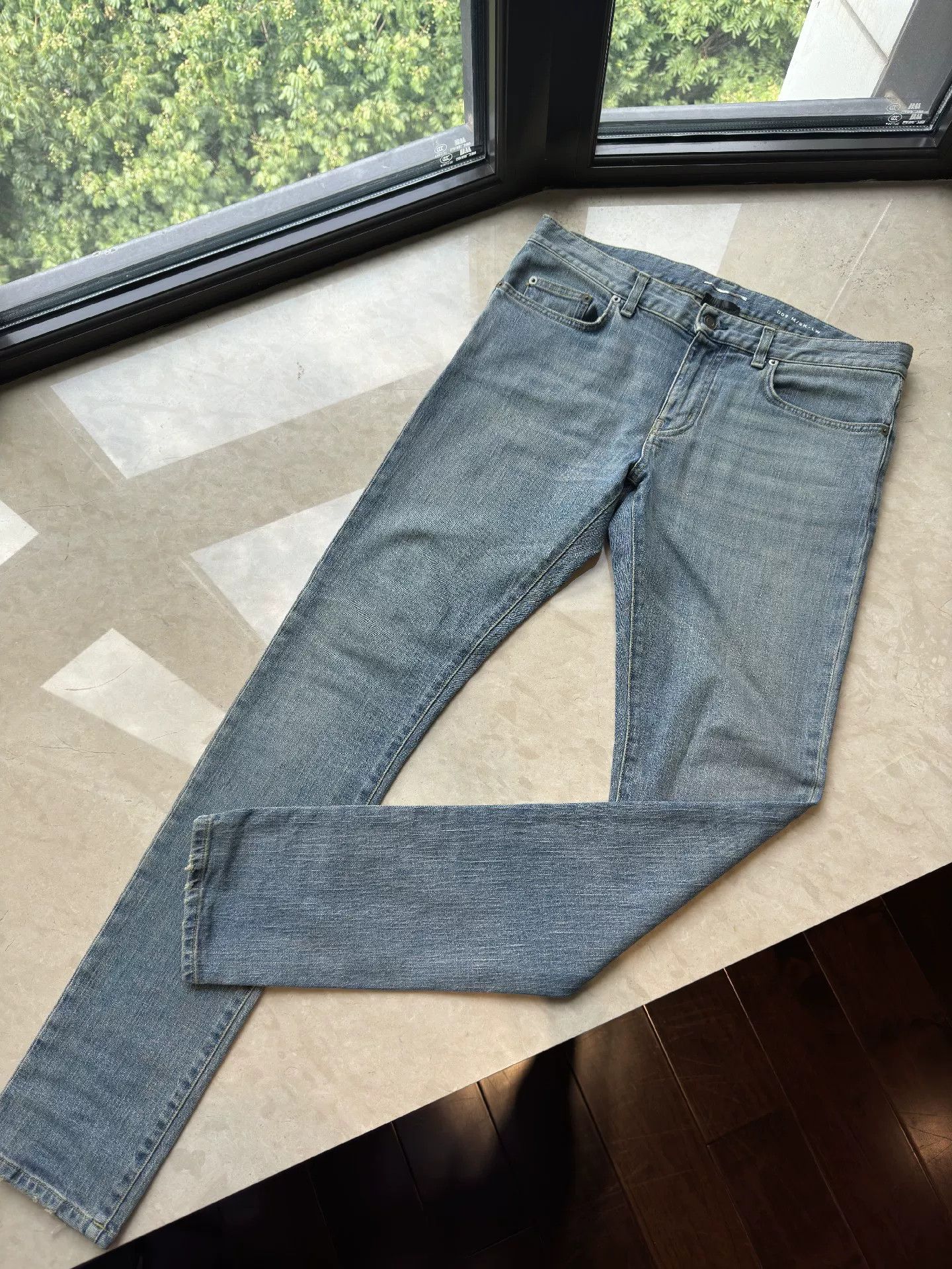 Saint Laurent Paris YSL/SLP Men's Washed Blue Jeans Size US 32 / EU 48 - 3 Thumbnail