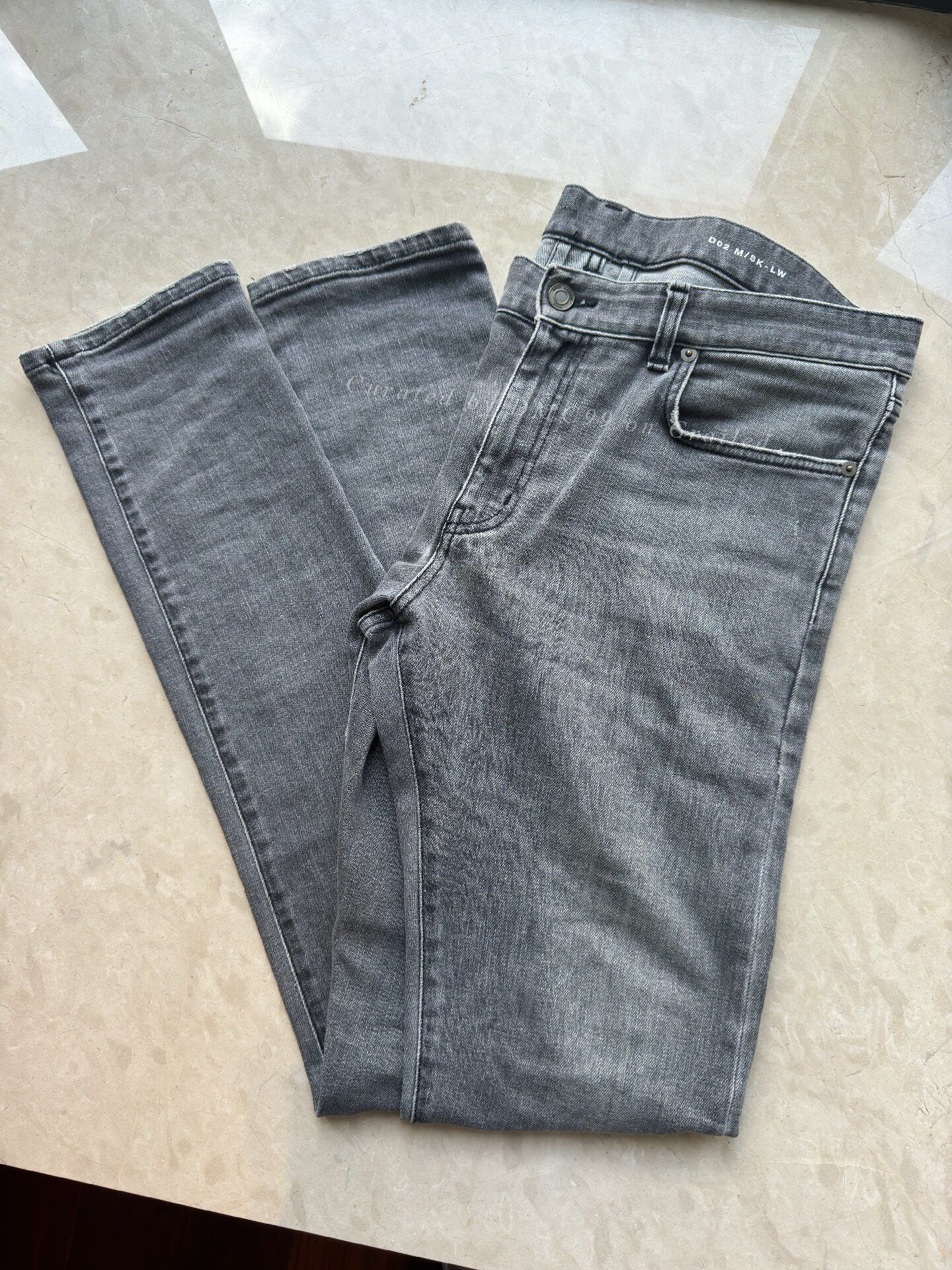 Saint Laurent Paris YSL/SLP Men's Gray Jeans Size US 33 - 3 Thumbnail