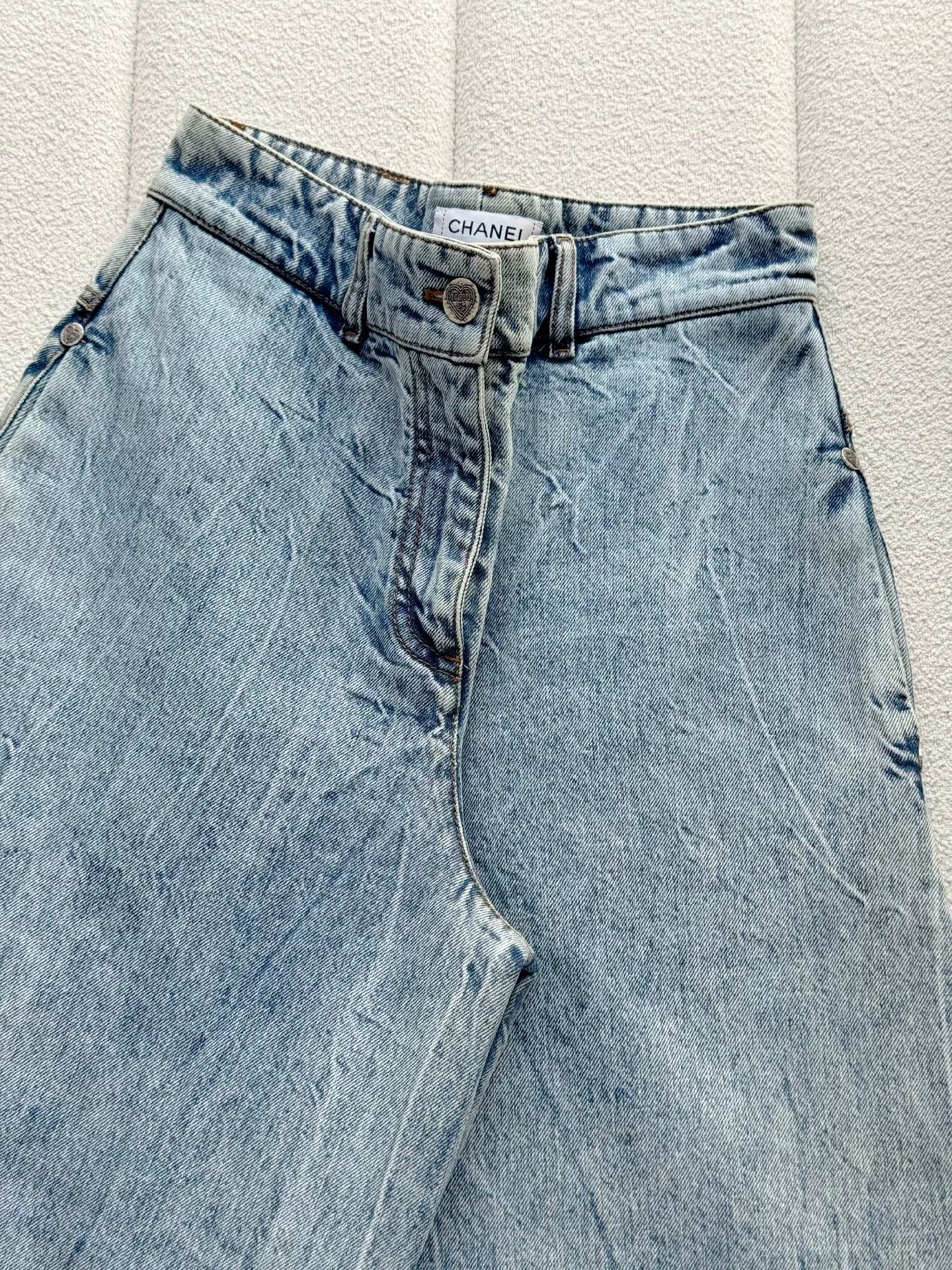Chanel Chanel Women's Wide-Leg Denim Jeans Size 36" / US 14 / IT 50 - 3 Thumbnail