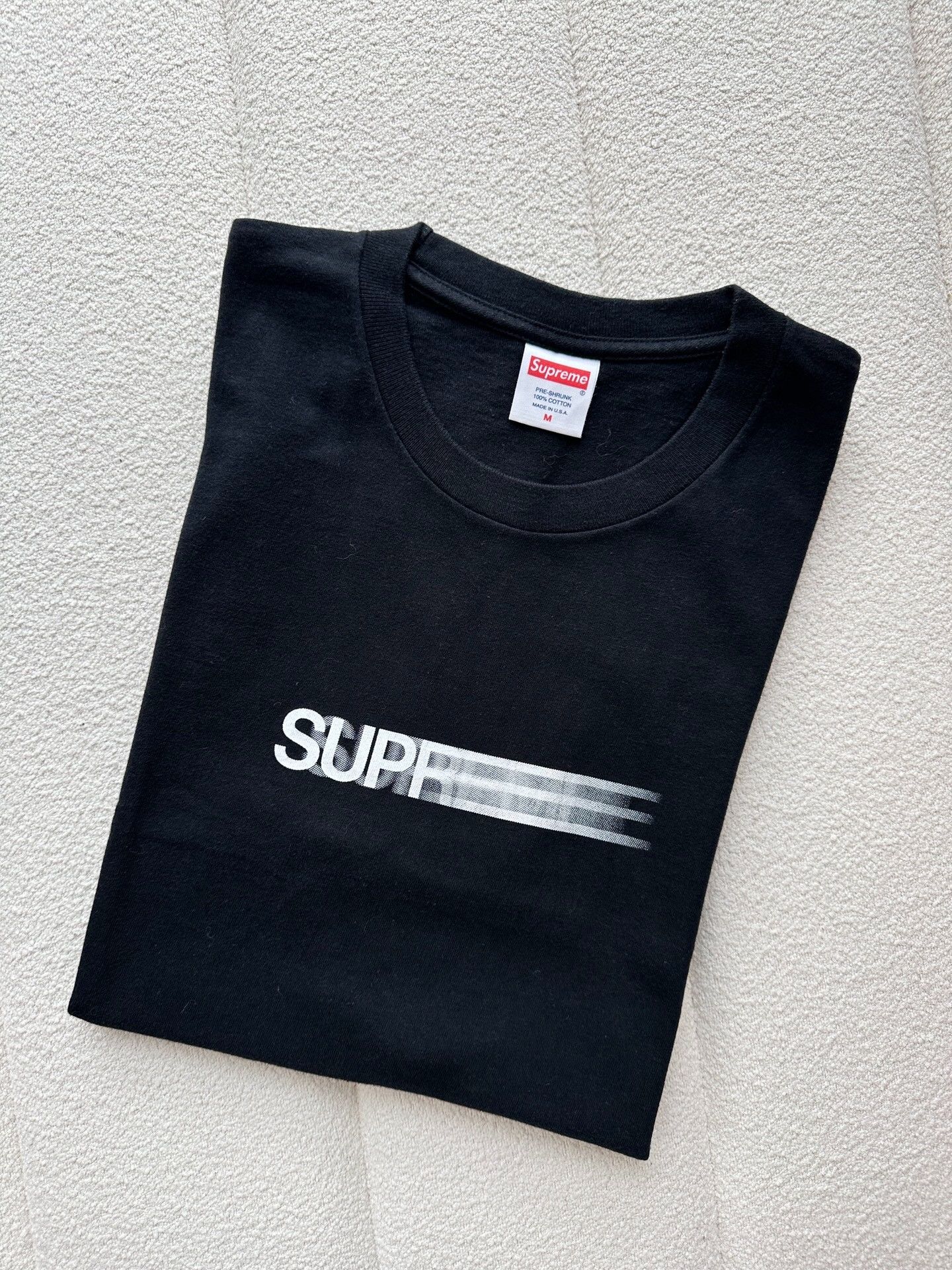 Supreme Supreme Motion Logo Crewneck T-Shirt Size US M / EU 48-50 / 2 - 4 Thumbnail