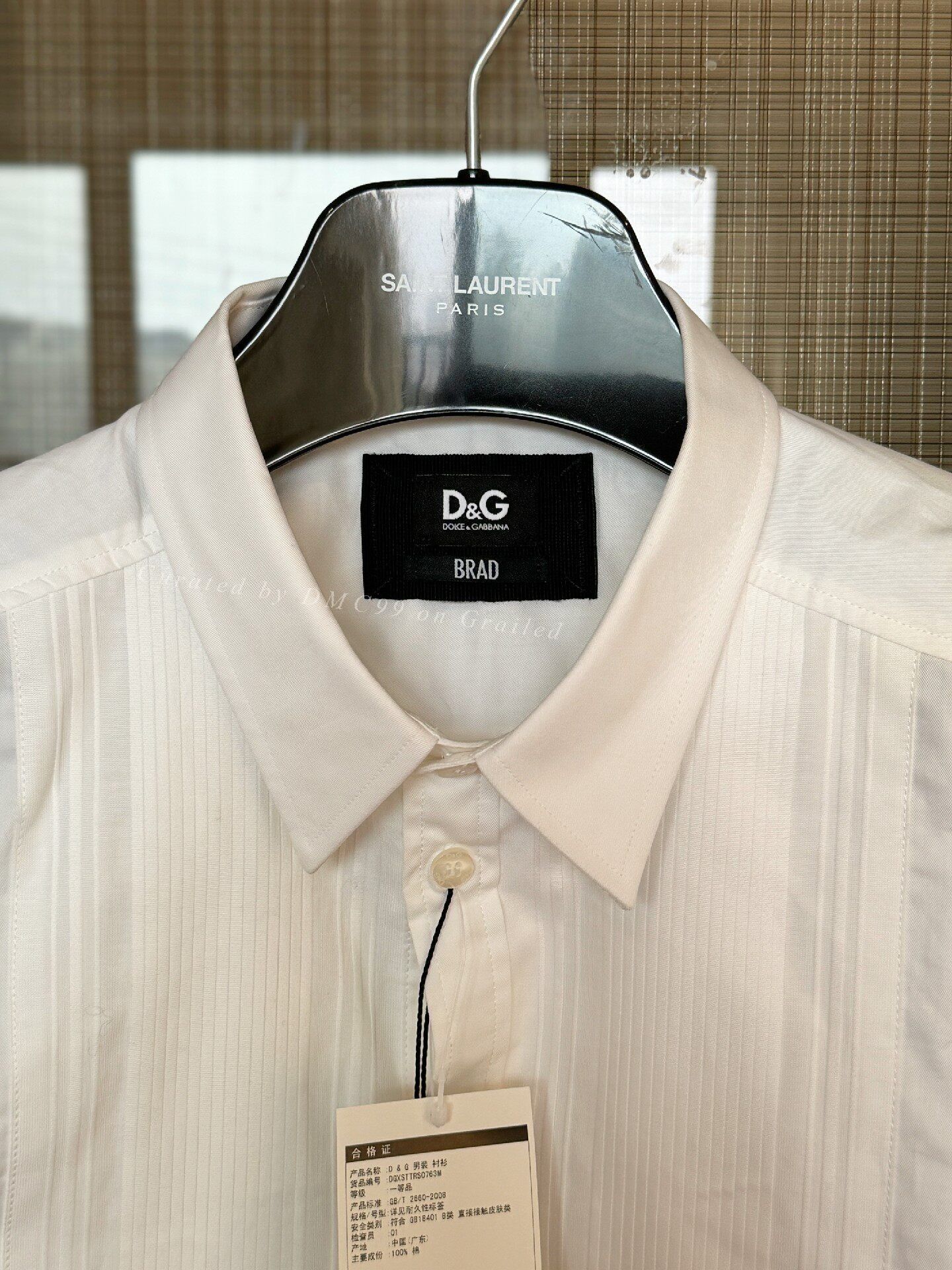 Dolce & Gabbana Dolce&Gabbana Men's French Shirt Size US XS / EU 42 / 0 - 3 Thumbnail