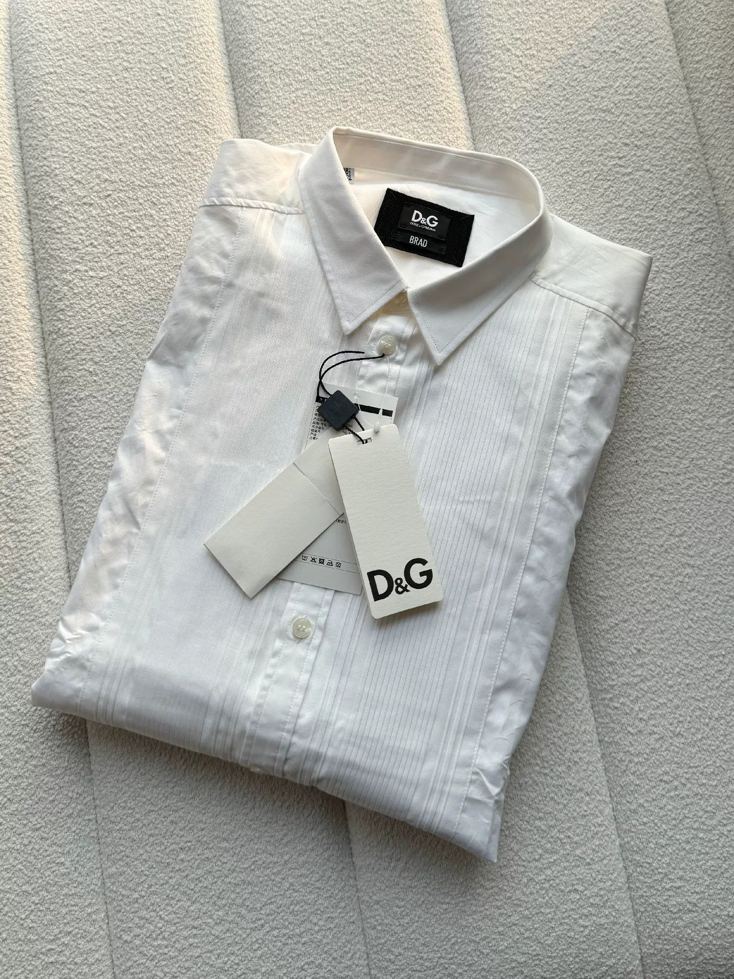 Dolce & Gabbana Dolce&Gabbana Men's French Shirt Size US XS / EU 42 / 0 - 7 Thumbnail
