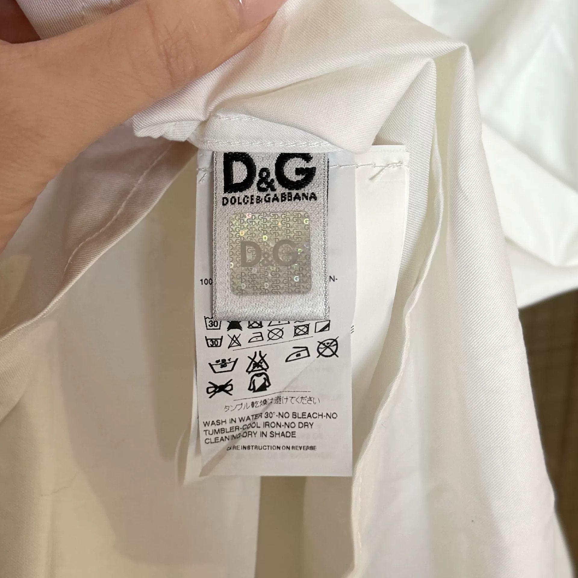 Dolce & Gabbana Dolce&Gabbana Men's French Shirt Size US XS / EU 42 / 0 - 6 Thumbnail