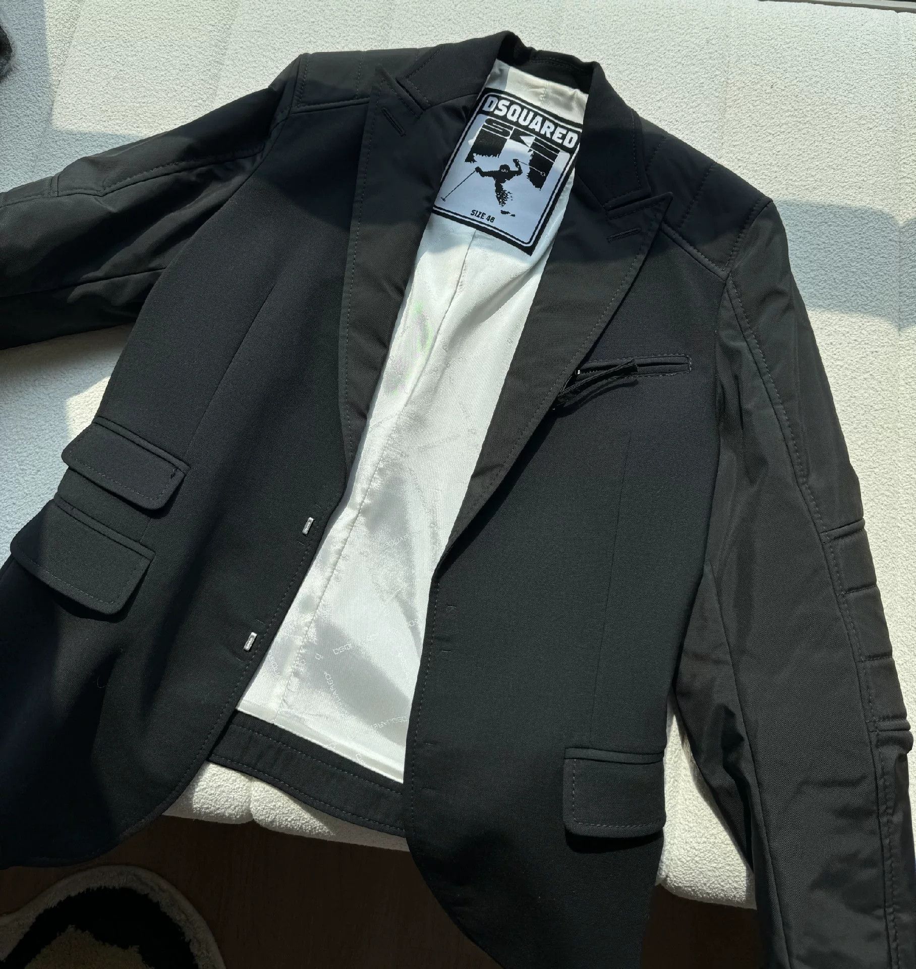 Dsquared2 Dsquared2 Men's Wool Suit Jacket Size US M / EU 48-50 / 2 - 3 Thumbnail
