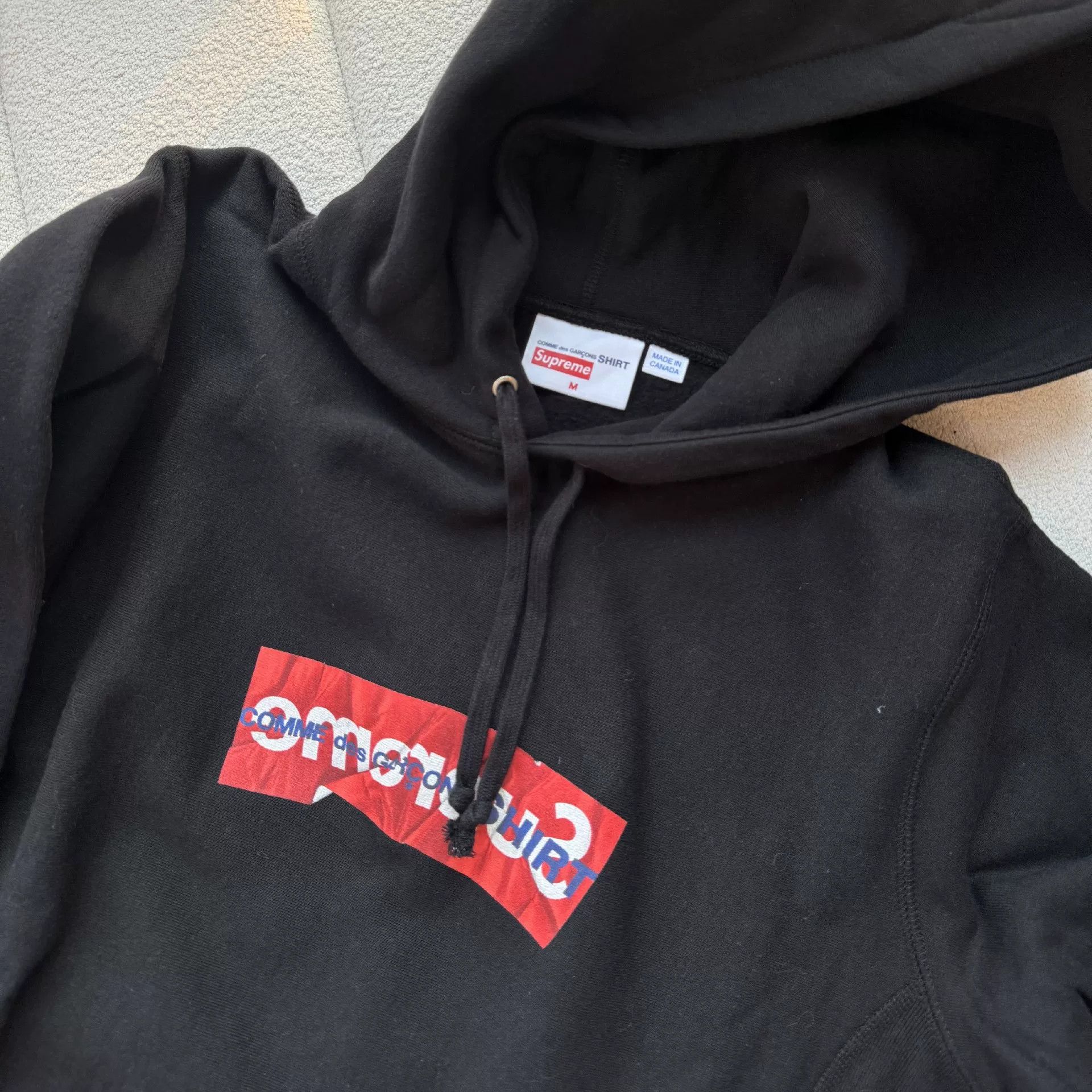 Supreme Supreme x CDG Collaboration Hoodie Size US M / EU 48-50 / 2 - 3 Thumbnail