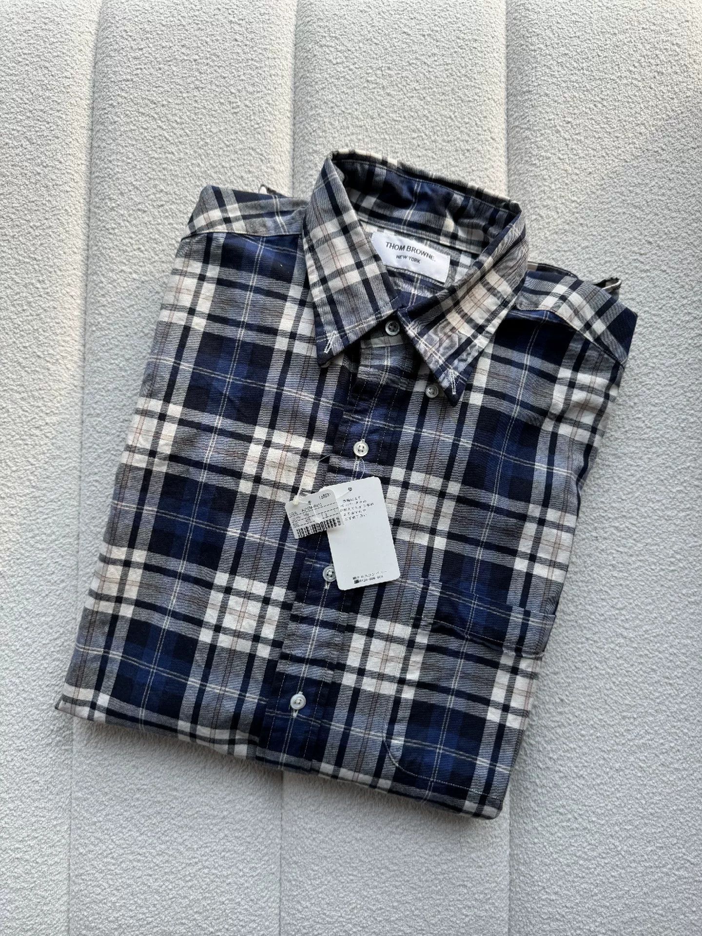 Thom Browne Thom Browne Men's Plaid Shirt Size US L / EU 52-54 / 3 - 6 Thumbnail
