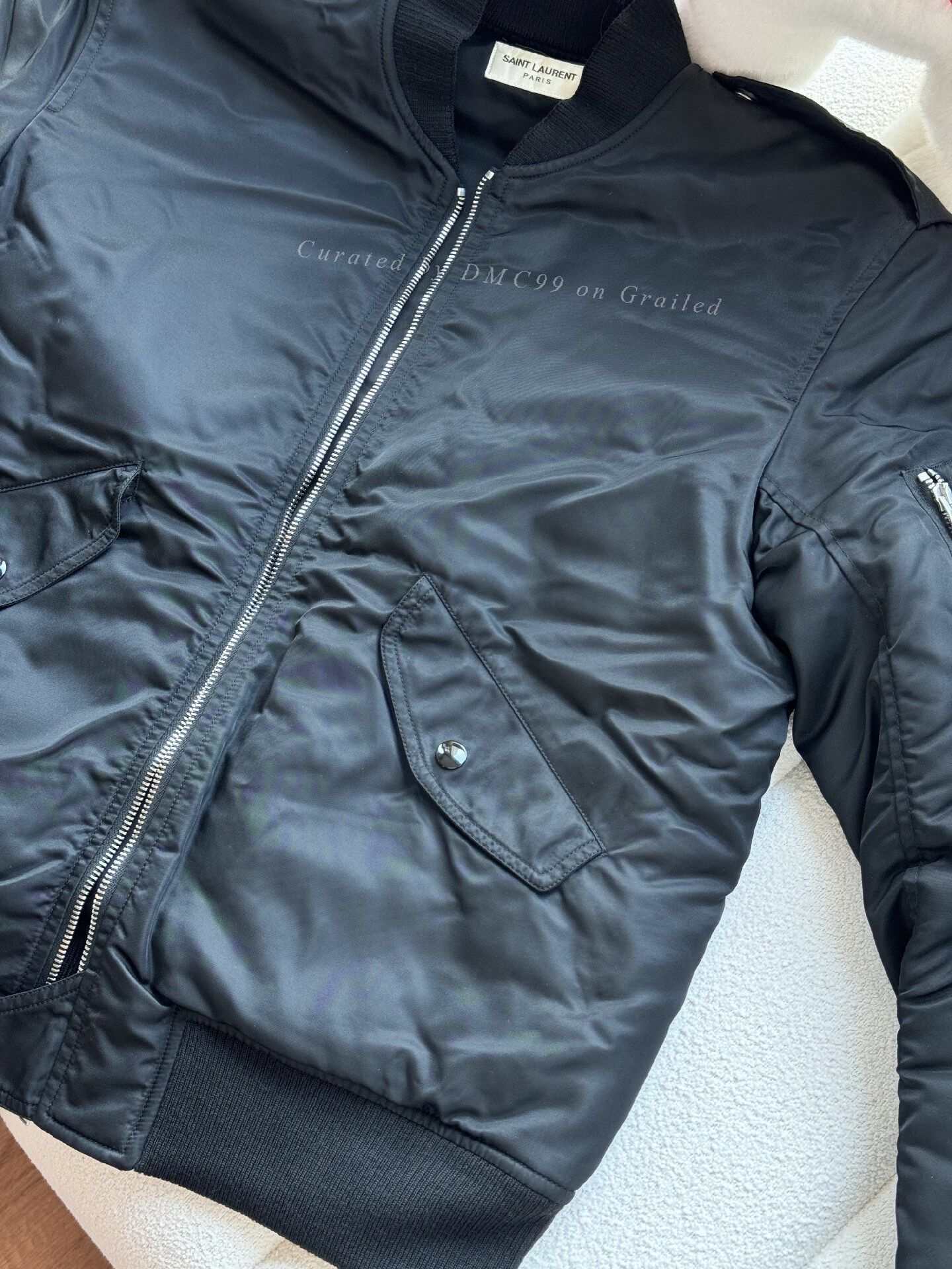 Saint Laurent Paris Saint Laurent Paris Baseball Jacket Size US M / EU 48-50 / 2 - 7 Thumbnail
