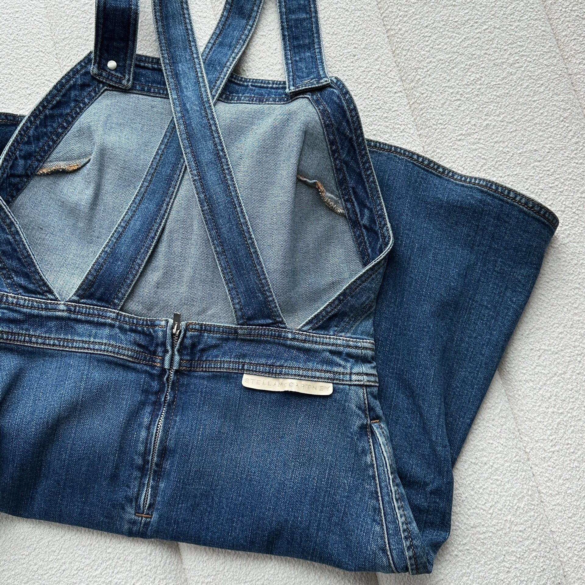 Stella McCartney Stella McCartney Vintage Denim Overall Dress Size M / US 6-8 / IT 42-44 - 4 Thumbnail