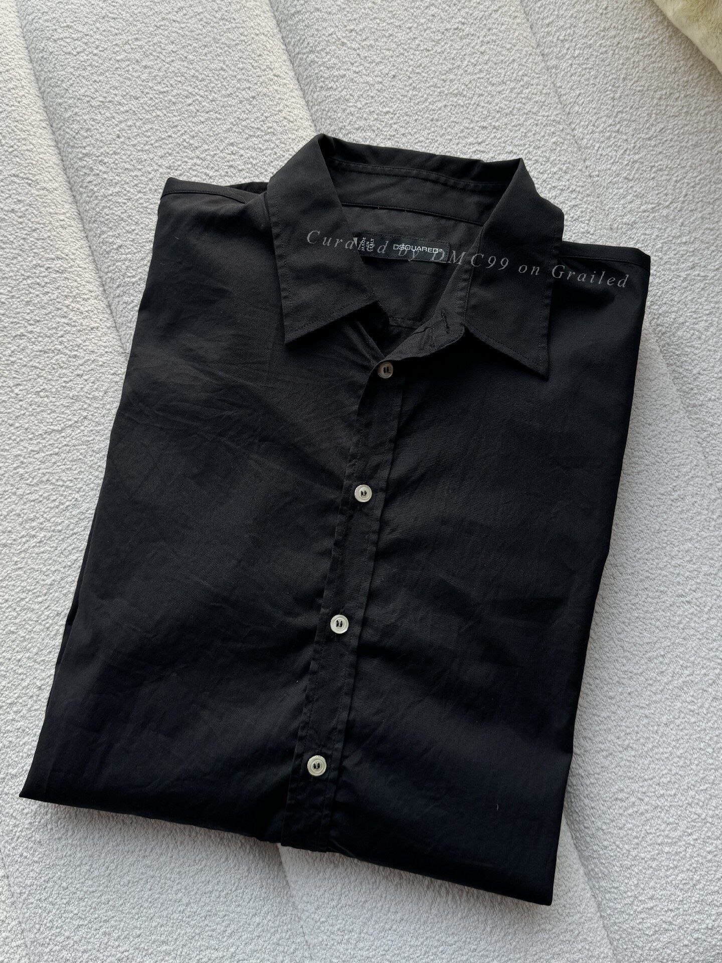 Dsquared2 Dsquared2 Men's Black Casual Shirt Size US M / EU 48-50 / 2 - 3 Thumbnail