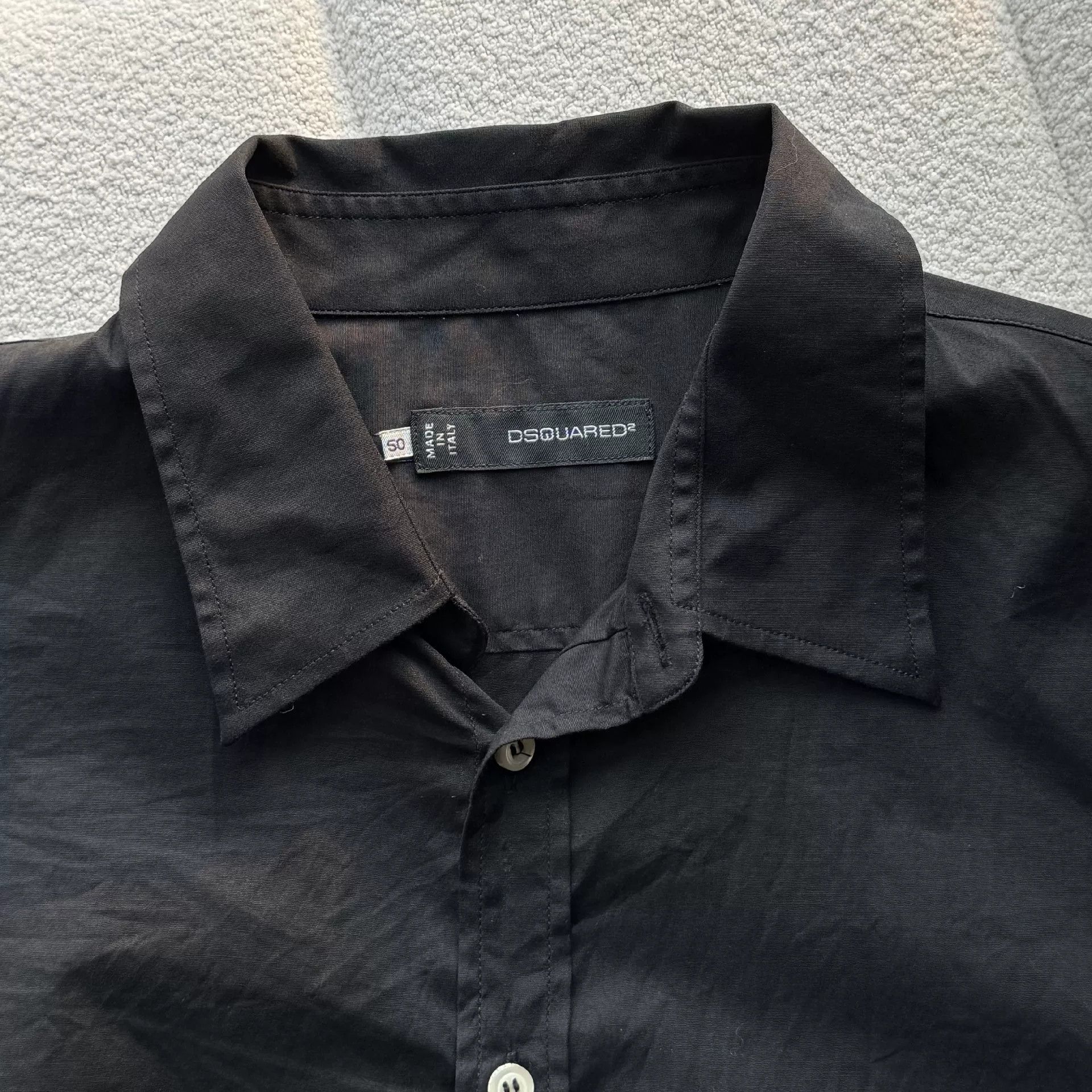 Dsquared2 Dsquared2 Men's Black Casual Shirt Size US M / EU 48-50 / 2 - 4 Thumbnail