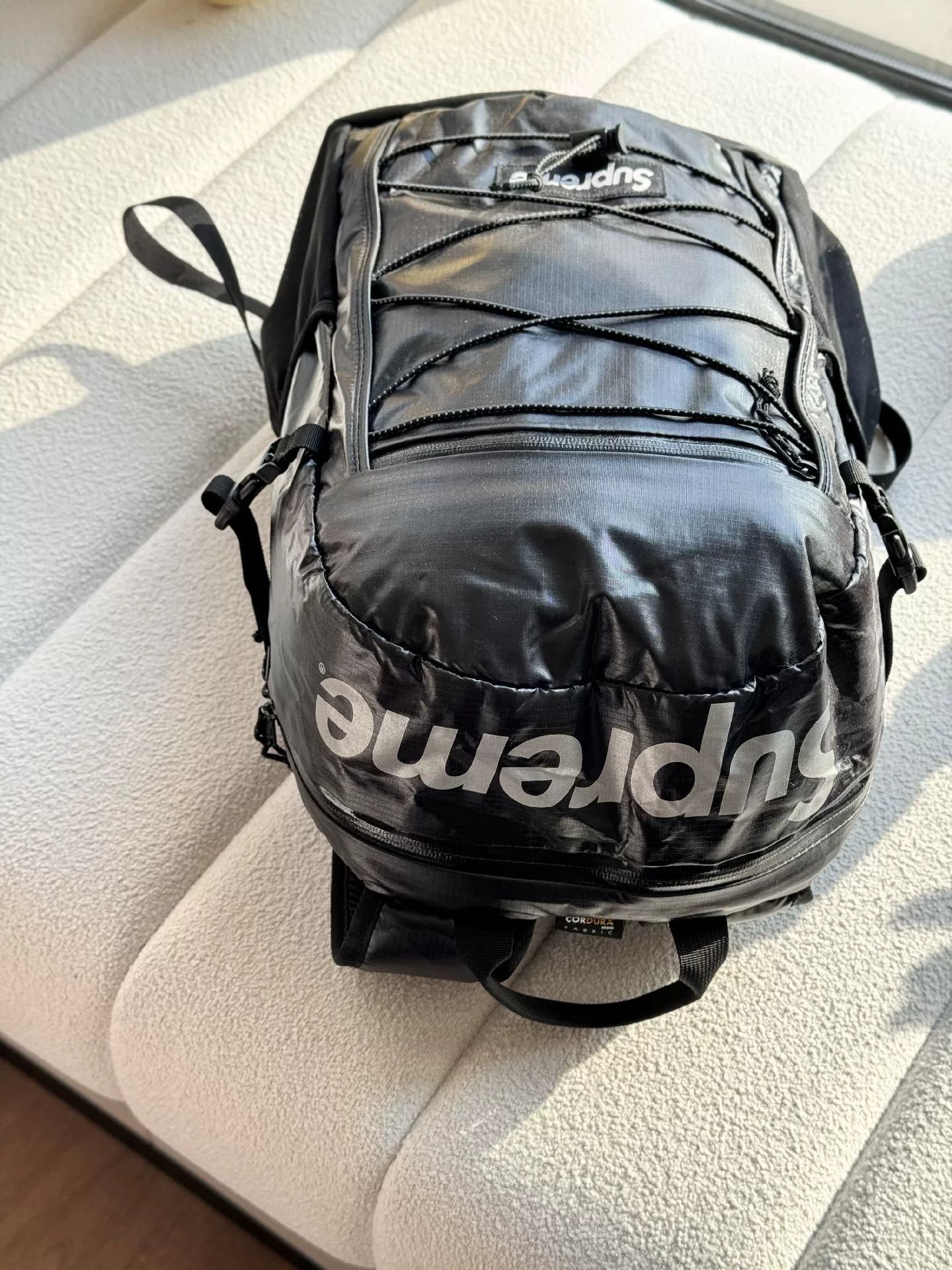 Supreme Supreme 17FW Large Drawstring Backpack Size ONE SIZE - 5 Thumbnail
