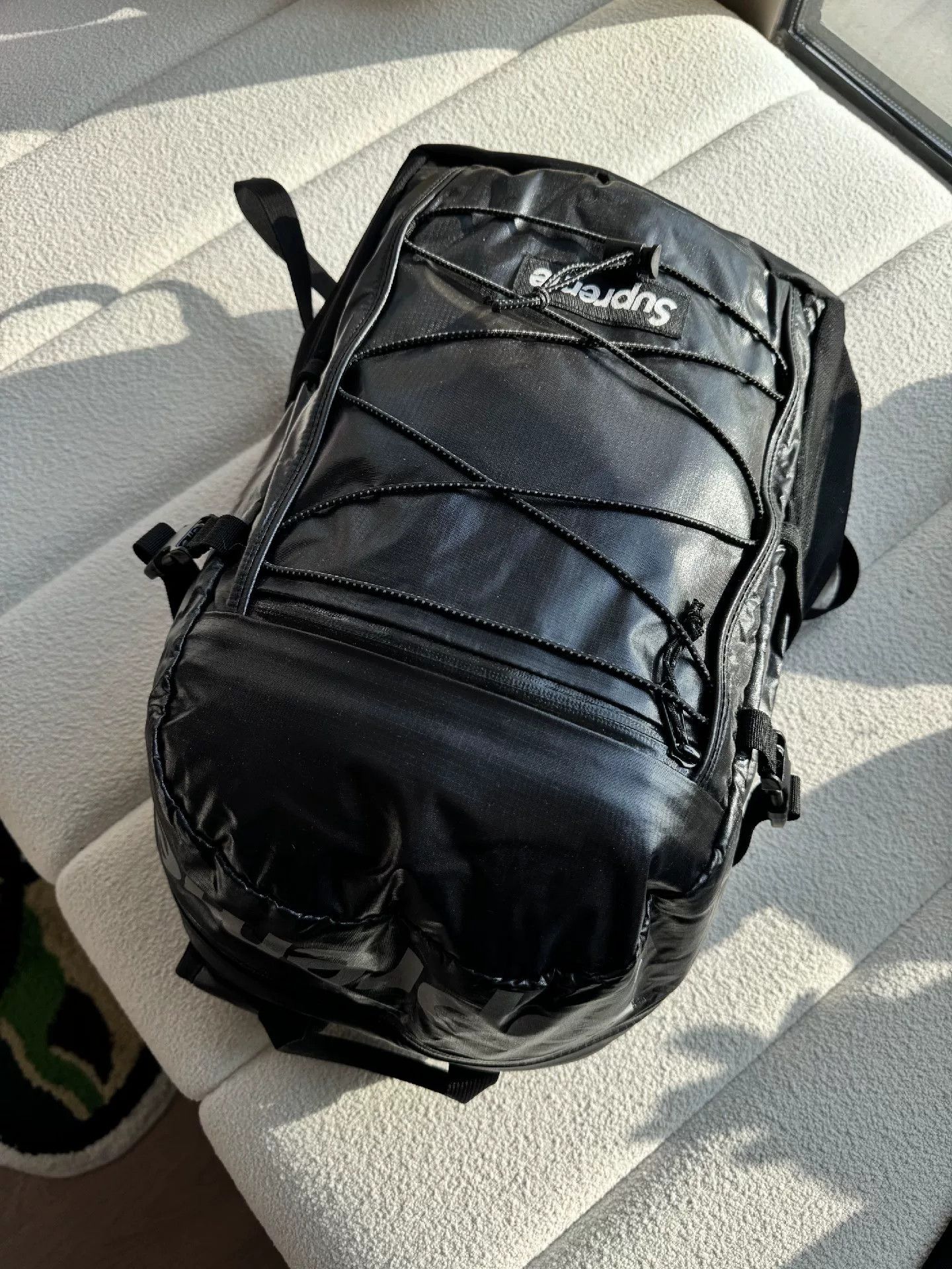 Supreme Supreme 17FW Large Drawstring Backpack Size ONE SIZE - 2 Thumbnail