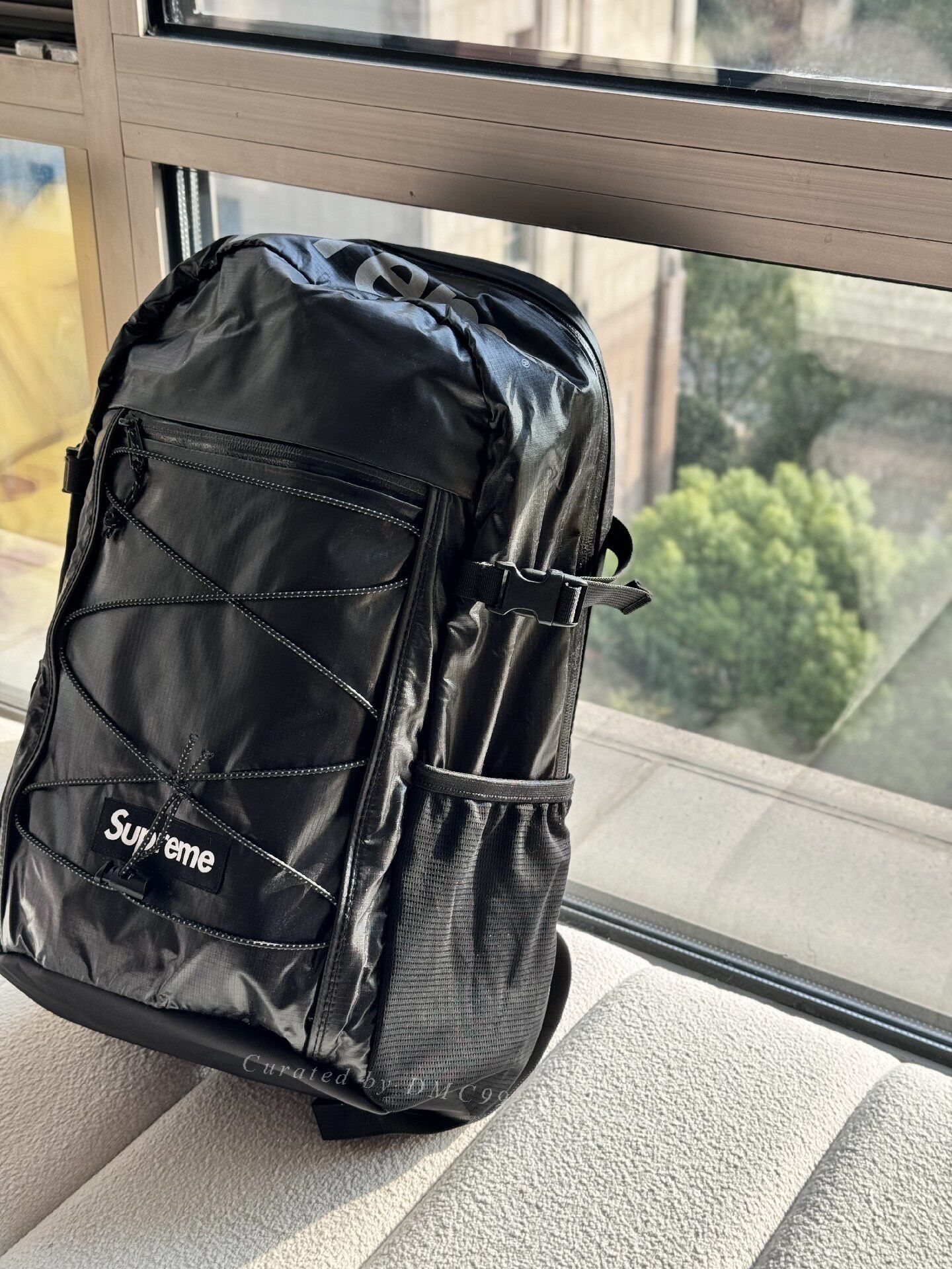 Supreme Supreme 17FW Large Drawstring Backpack Size ONE SIZE - 3 Thumbnail