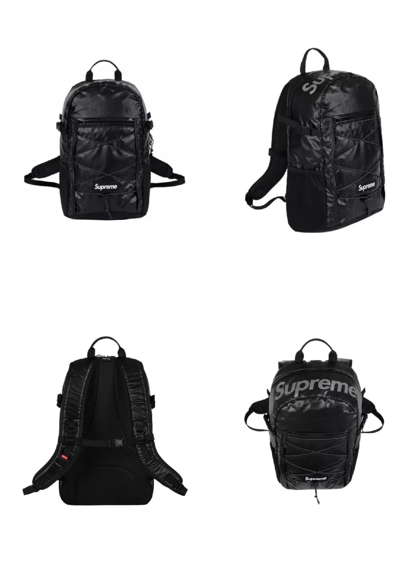Supreme Supreme 17FW Large Drawstring Backpack Size ONE SIZE - 9 Thumbnail