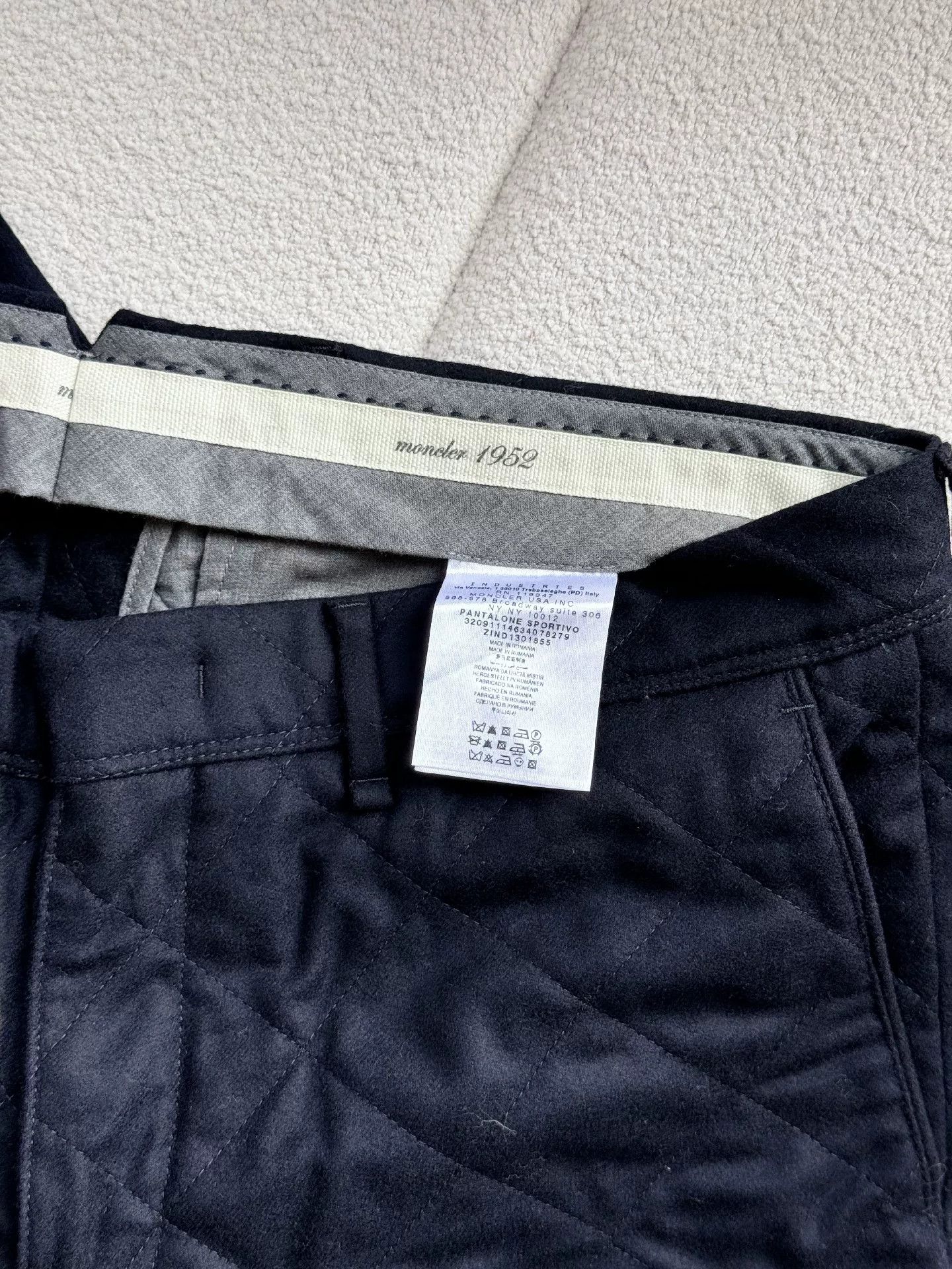 Moncler Moncler Men's Thick Cotton Casual Pants Size US 35 - 4 Thumbnail