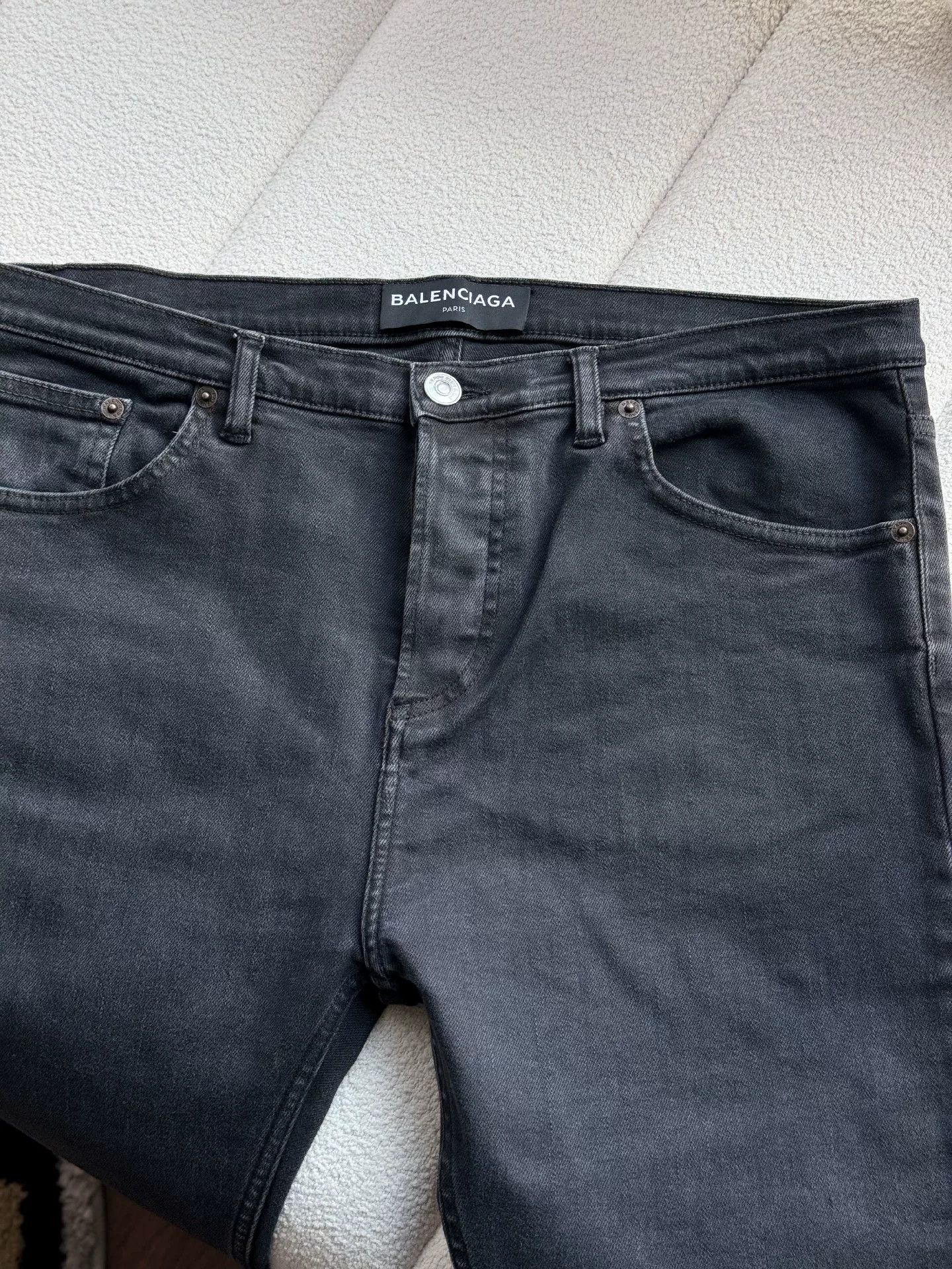 Balenciaga Balenciaga Men's Straight-Leg Jeans Size US 32 / EU 48 - 4 Thumbnail
