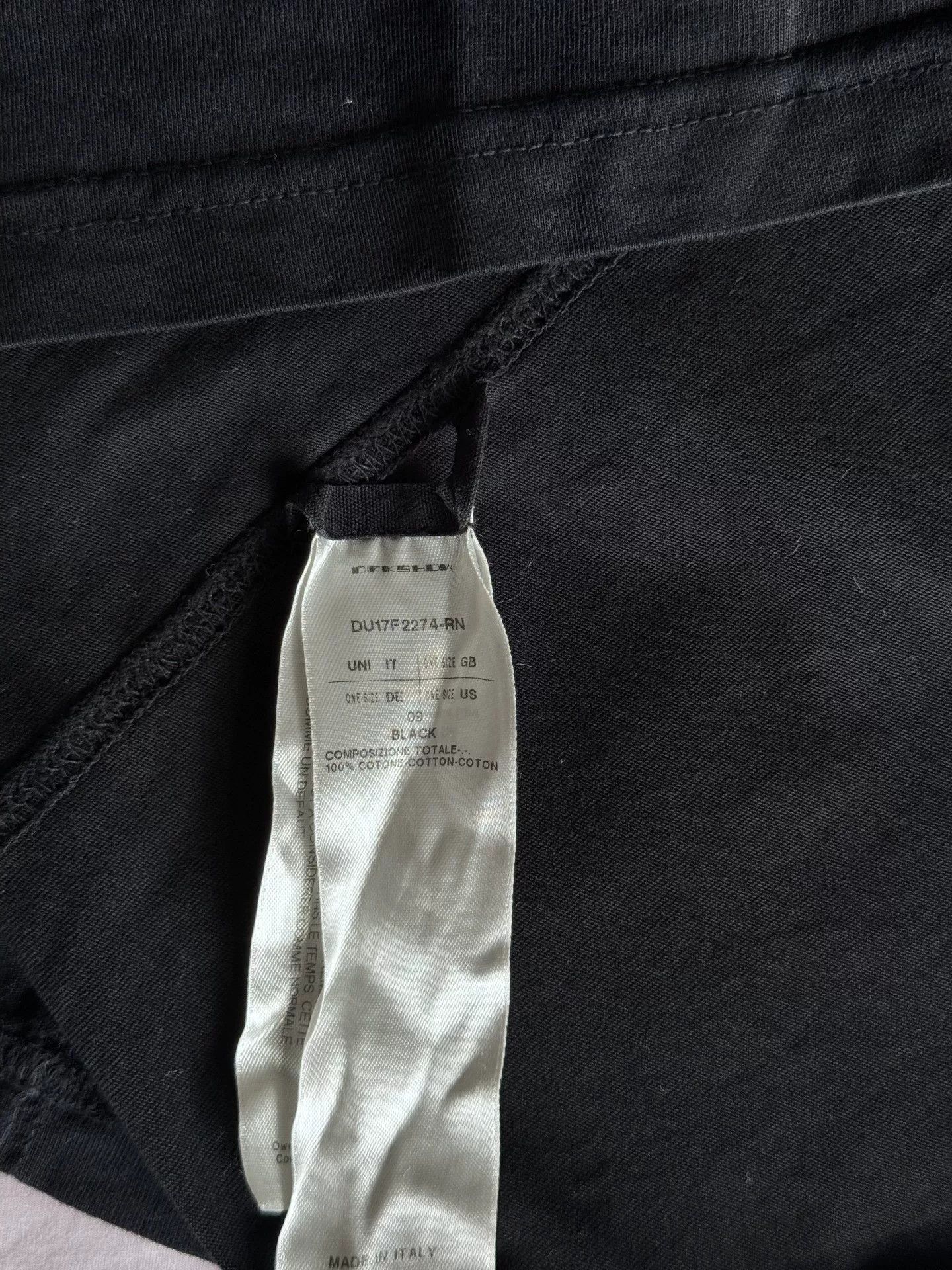 Rick Owens Drkshdw Rick Owens DRKSHDW Men's Short Sleeve T-shirt Size US M / EU 48-50 / 2 - 5 Thumbnail