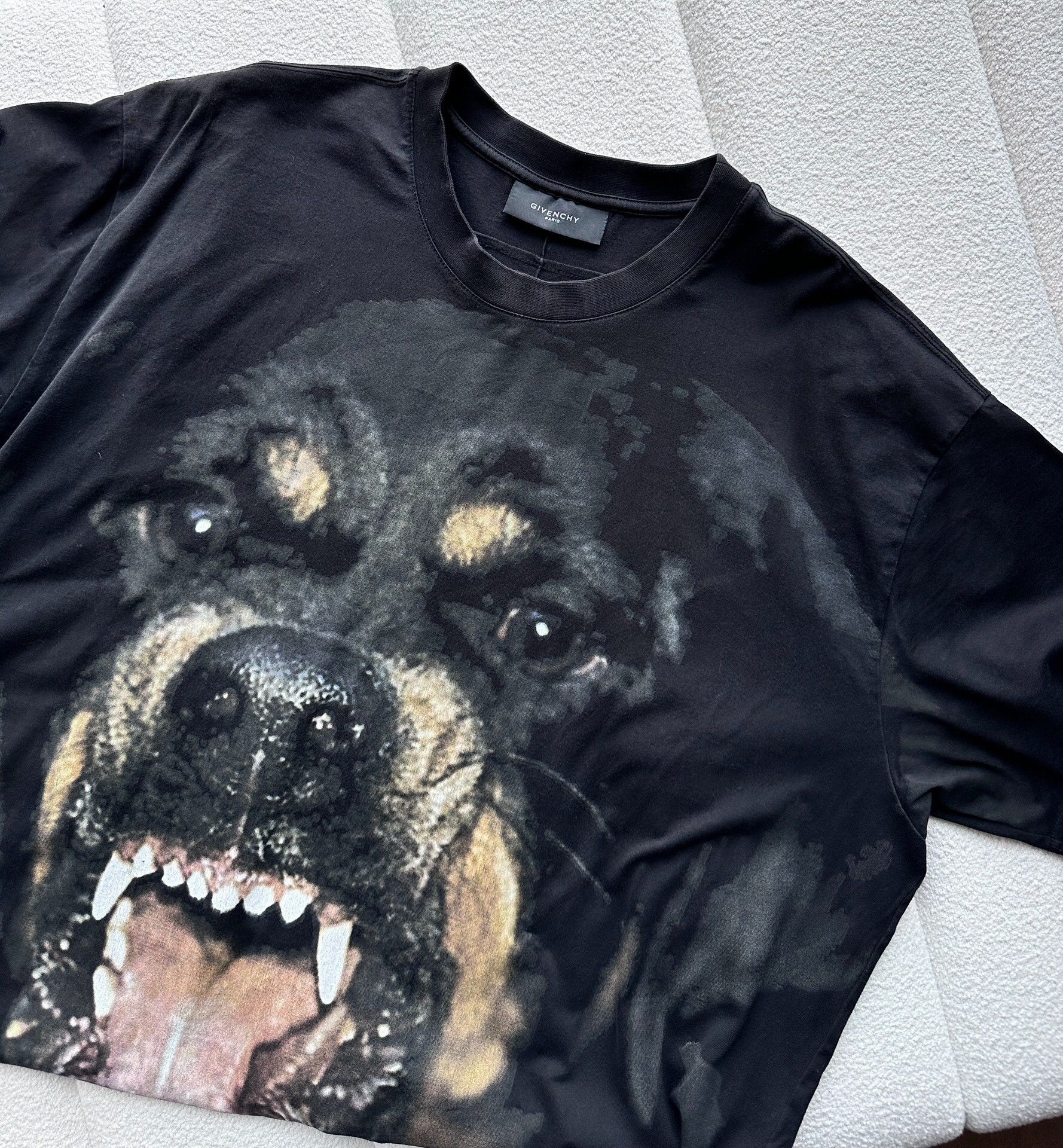 Givenchy Givenchy Rottweiler Dog Head Print T-shirt Size US M / EU 48-50 / 2 - 3 Thumbnail
